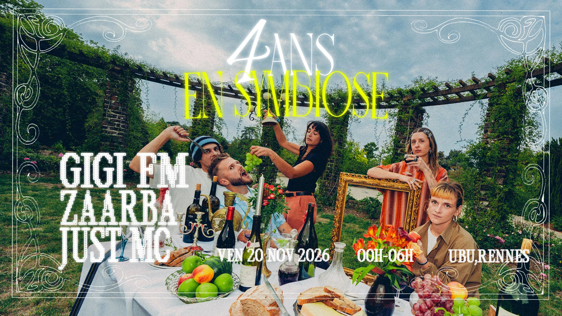 Collectif Symbiose | 4th Anniversary | Ubu | 20.11.26 Cover