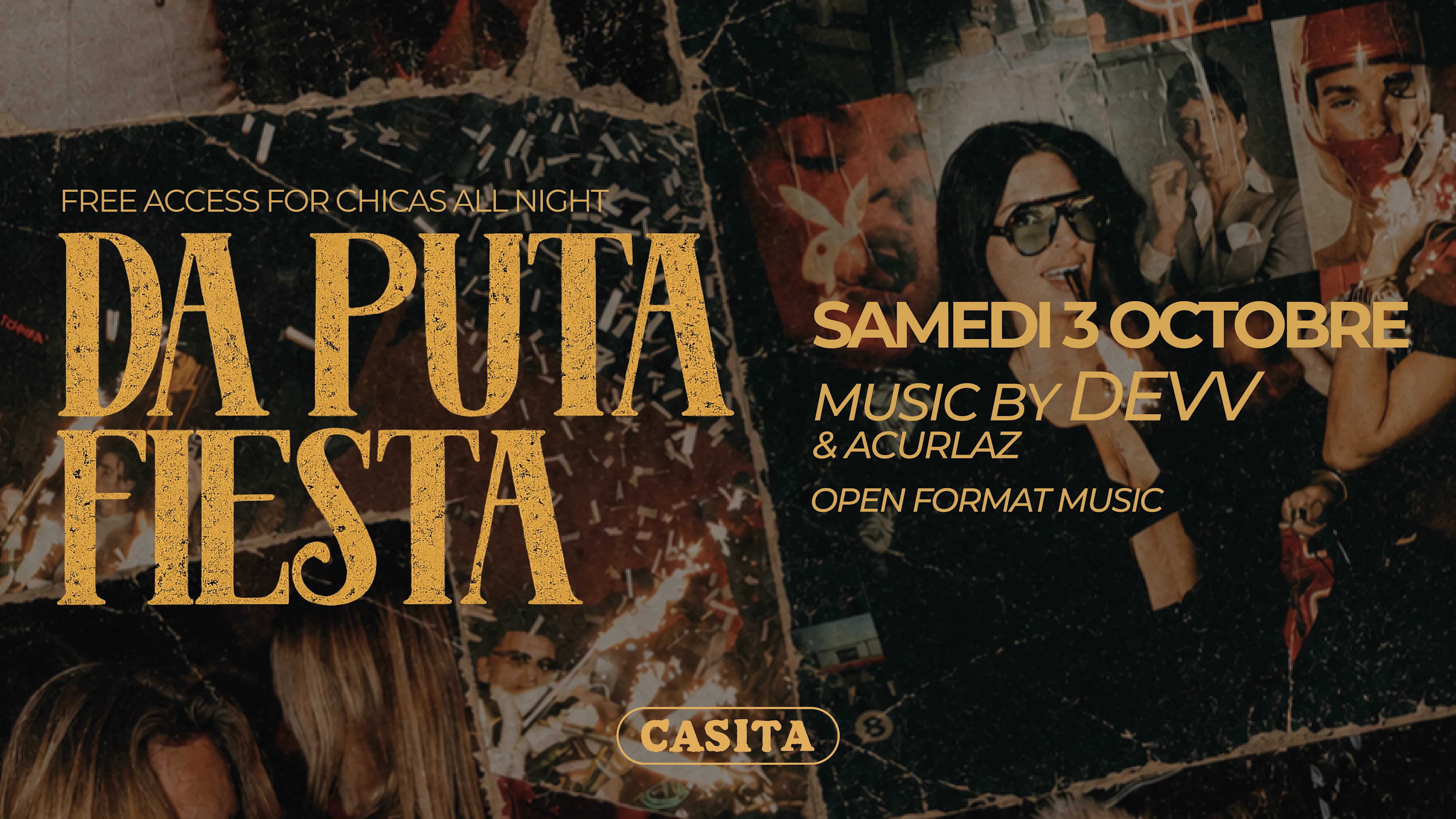 Samedi 3 Octobre - Da Puta Fiesta Cover