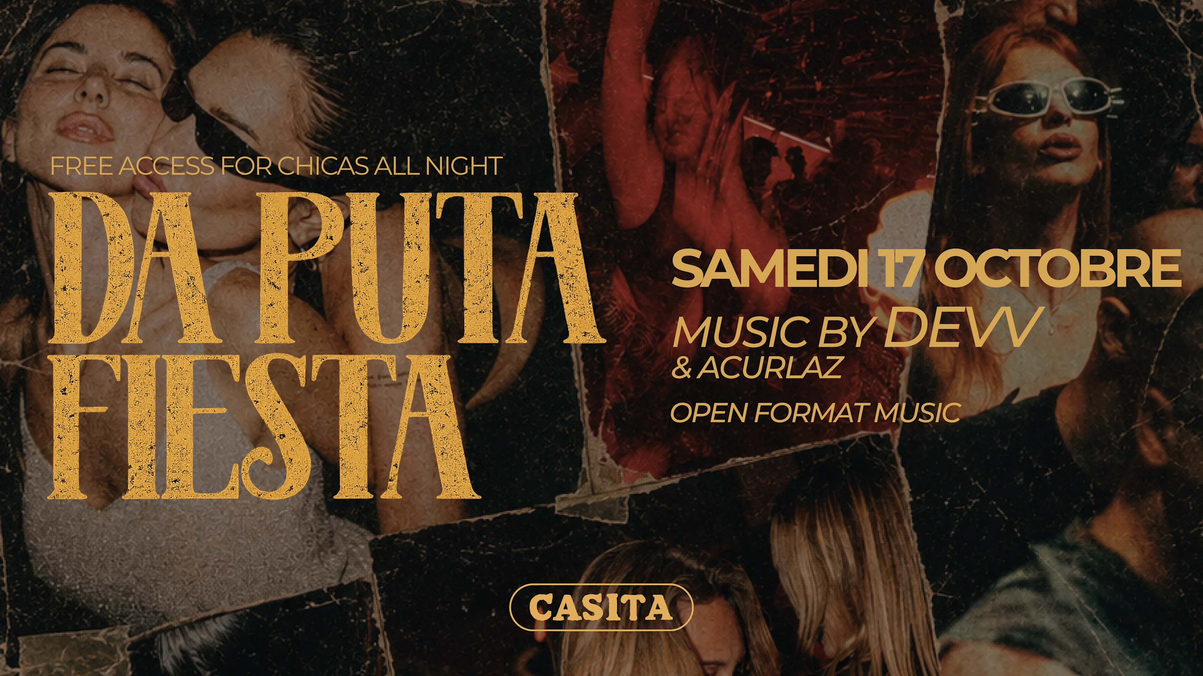 Samedi 17 Octobre - Da Puta Fiesta Cover