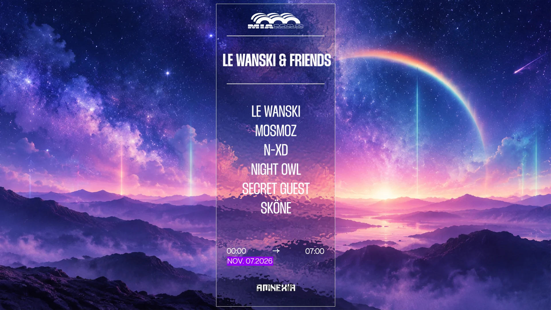 Le Wanski & Friends : Sköne, N-Xd, Mosmoz, Night Owl & More Cover