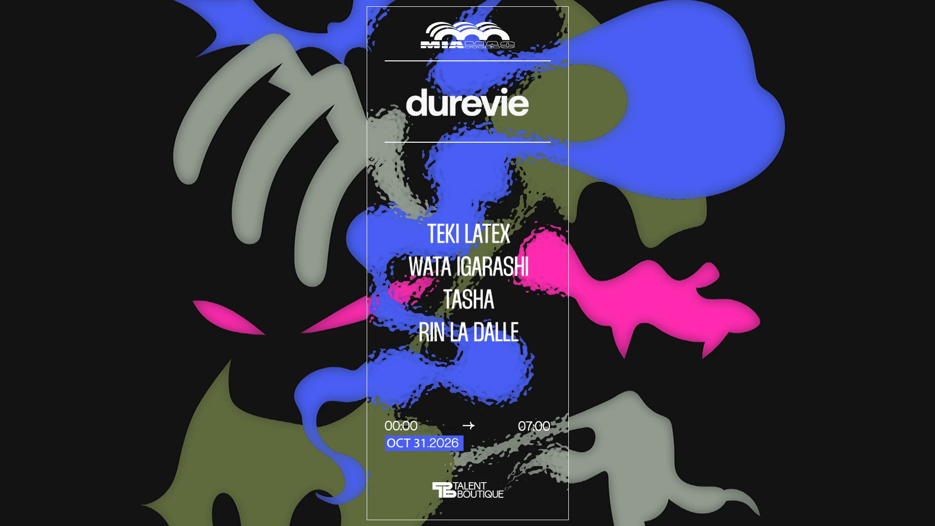 Dure Vie : Teki Latex, Wata Igarashi, Tasha, Rin La Dalle Cover