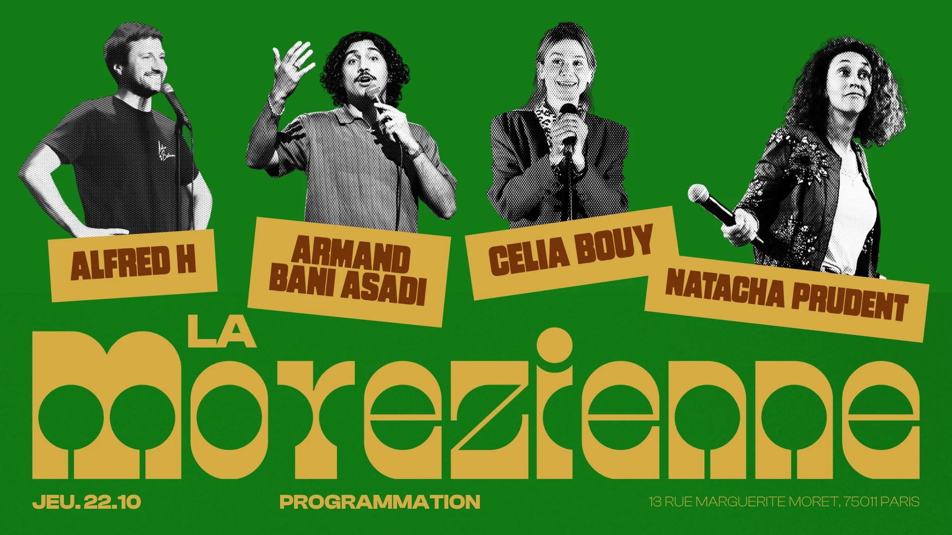 Alfred H, Celia Bouy, Armand Bani Asadi & Natacha Prudent Cover