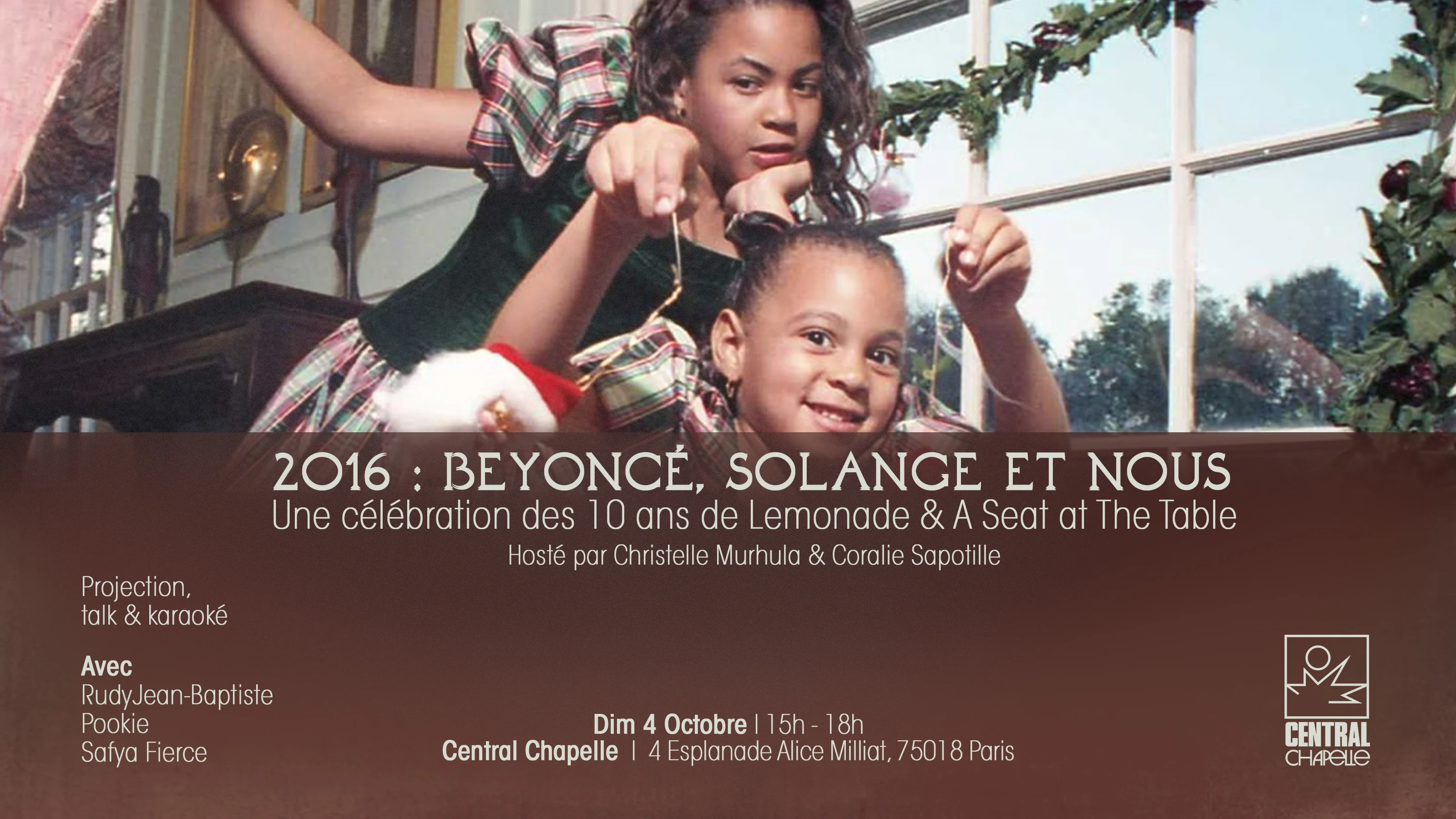 2016 : Beyoncé, Solange Et Nous — Central Chapelle Cover