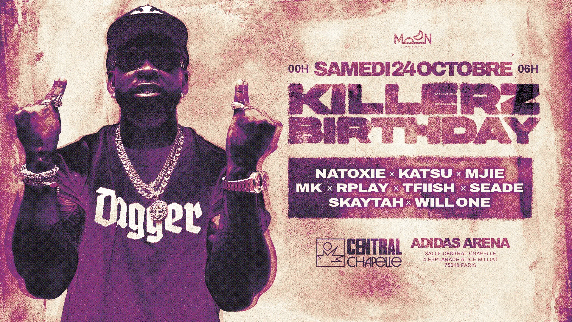 Killerz Birthday : Le Casse Du 24 Octobre — Central Chapelle Cover