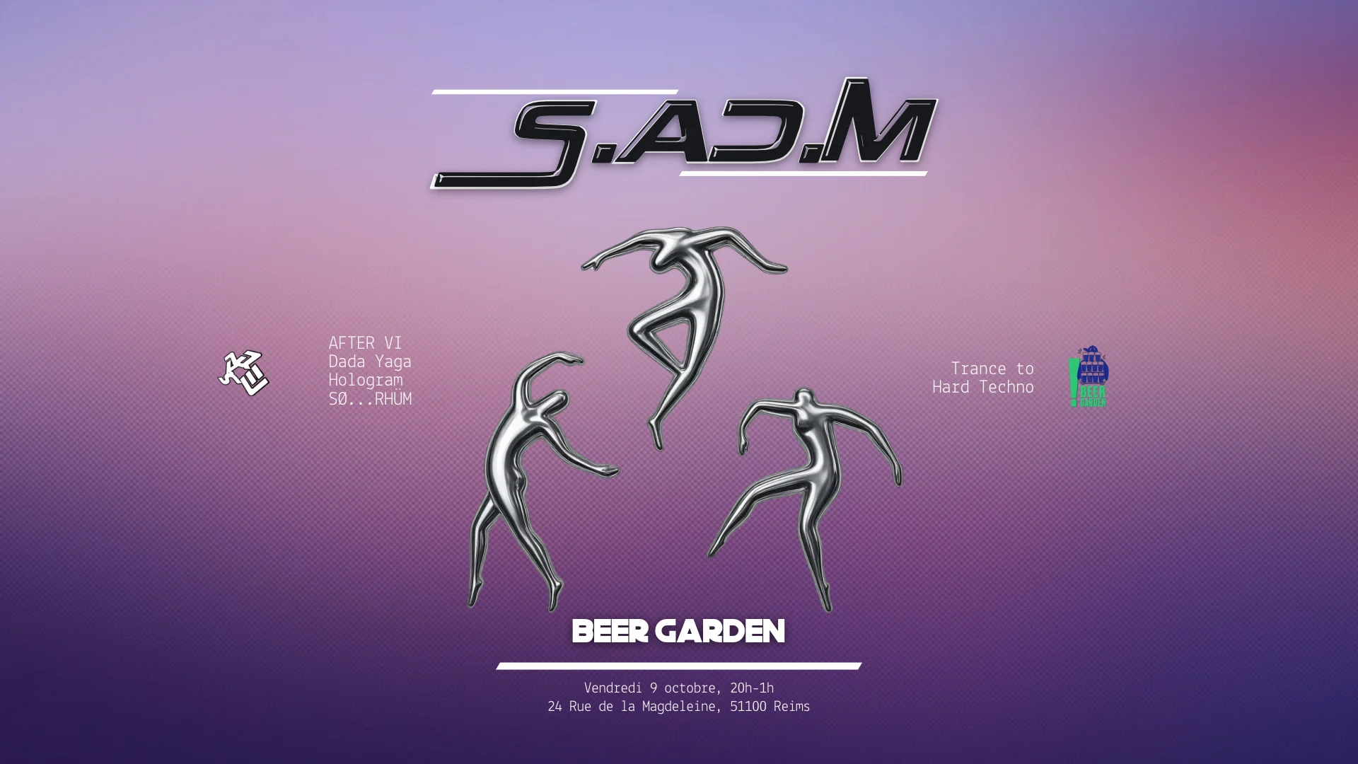 S.Ad.M : Beer Garden Cover