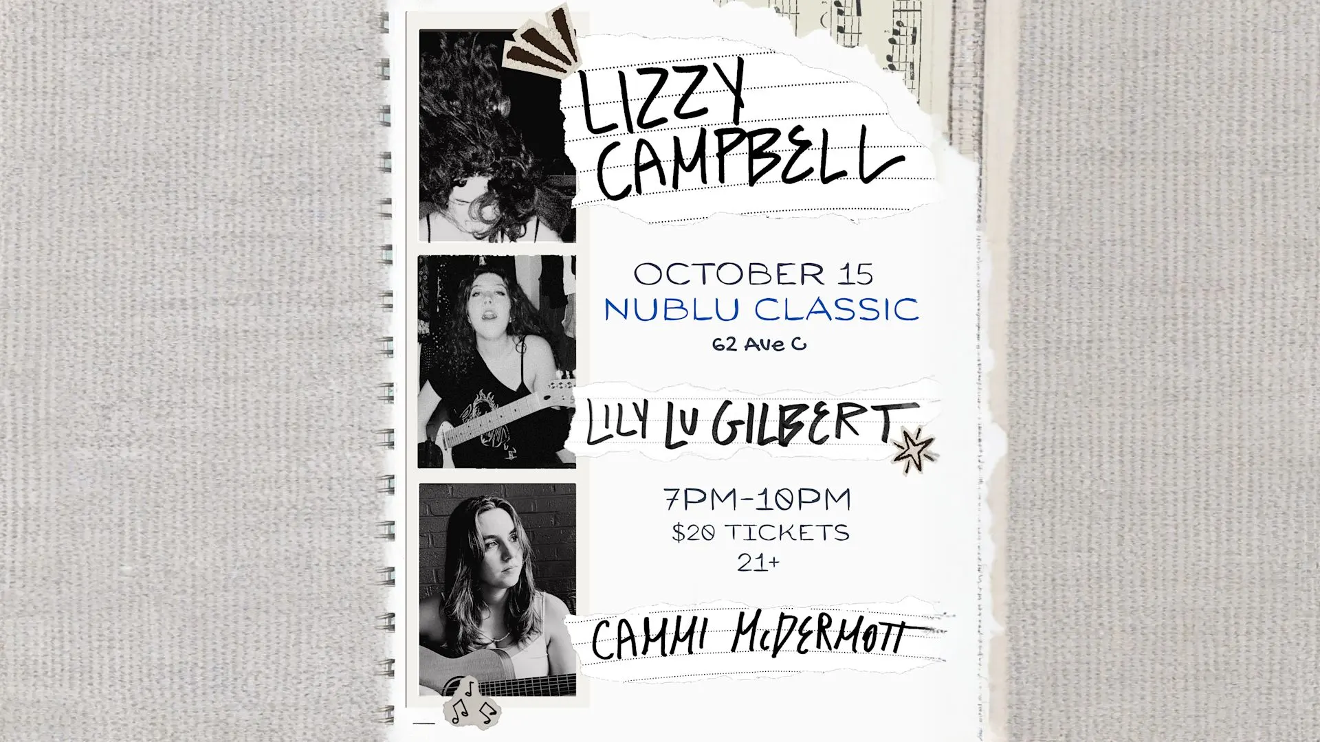 Lizzy Campbell, Lily Lu Gilbert, Cammi Mcdermott Cover