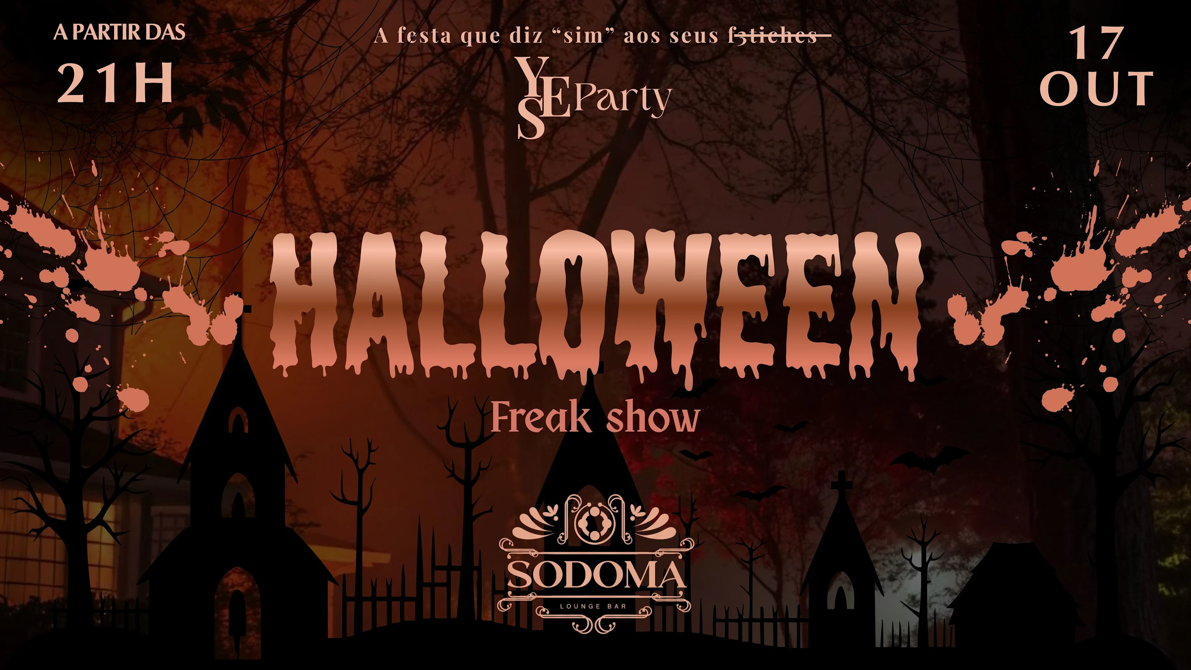 Yes Party - Halloween Freak Show Cover