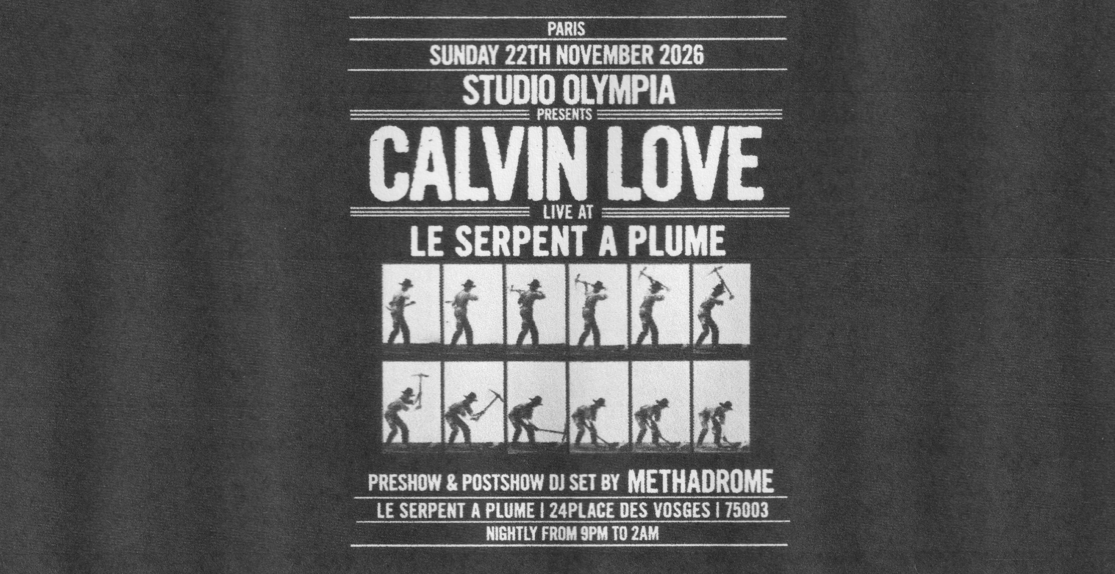 Calvin Love Live W/ Methadrome Media Cover