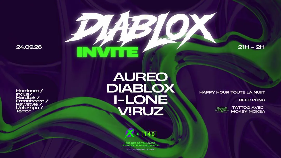 Diablox Invite — Aureo, I-Lone & V!Ruz Cover