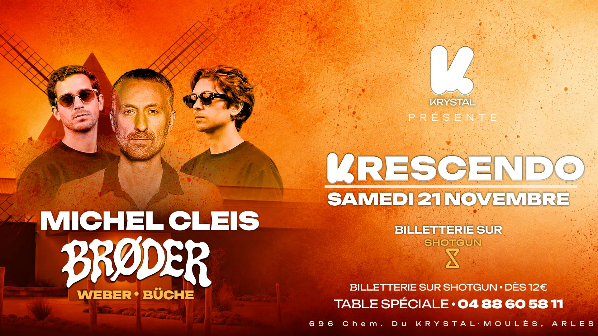Krescendo W/ Broder & Michel Cleis - Le Krystal Cover