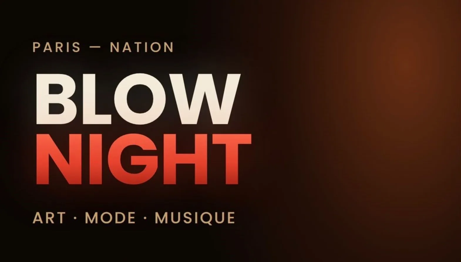 Blow Night Cover
