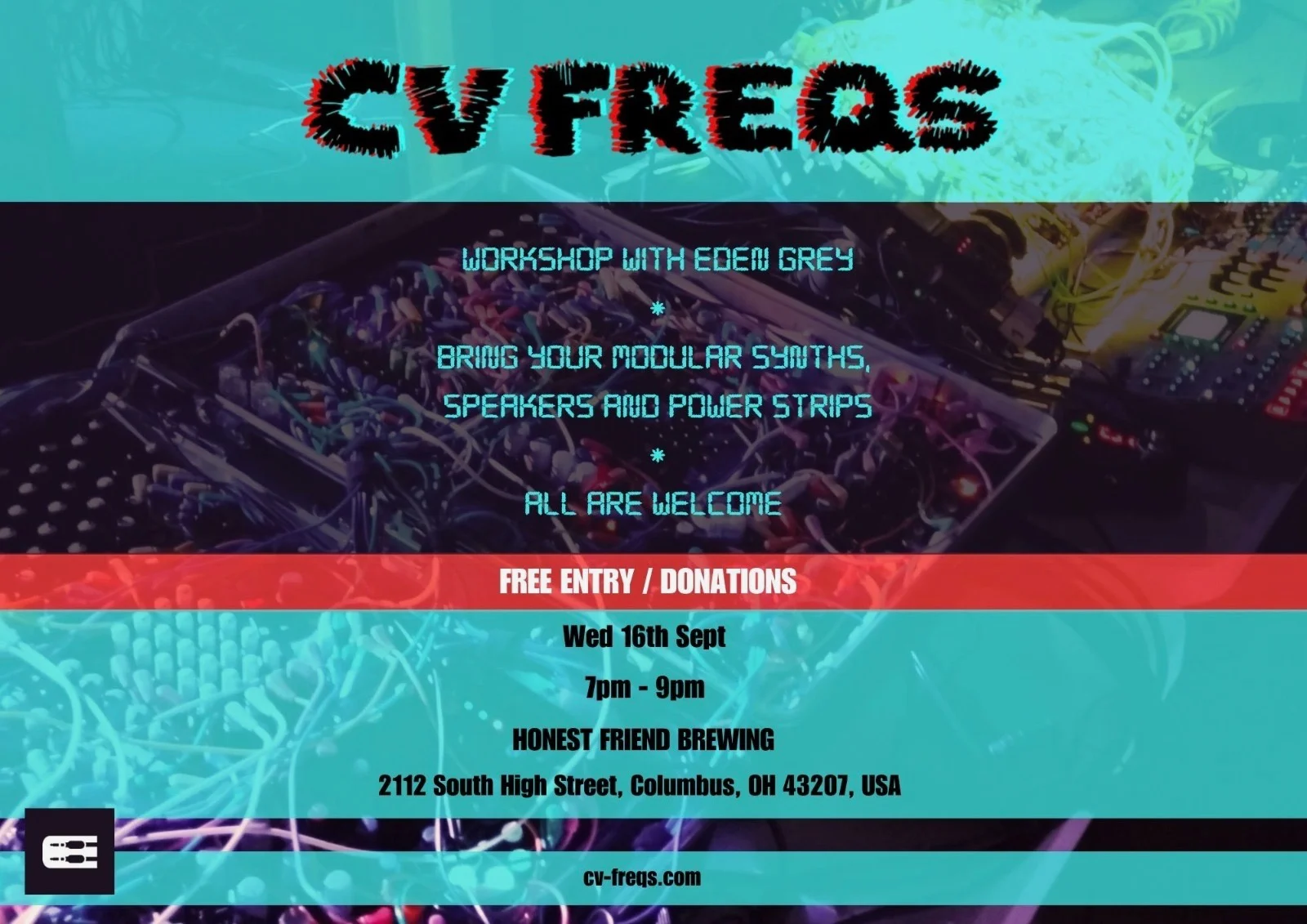 CV Freqs Workshop With Eden Grey At Honest Friend Brewing Cover