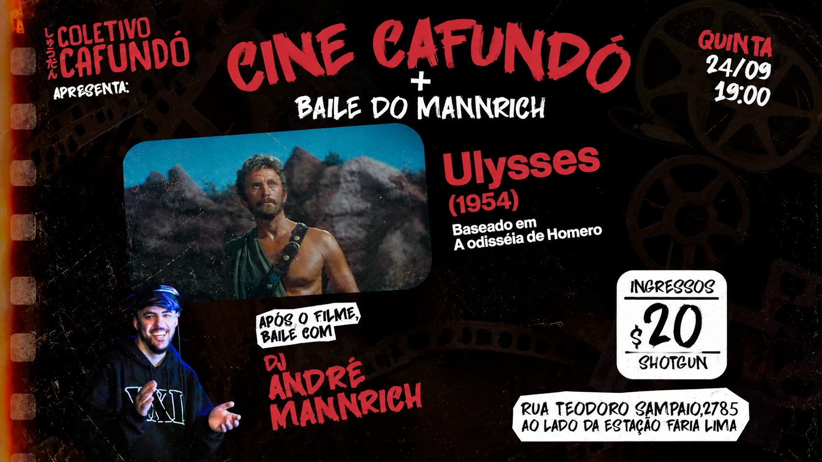 Cine Cafundó + Baile Do Mannrich 24/09 Cover