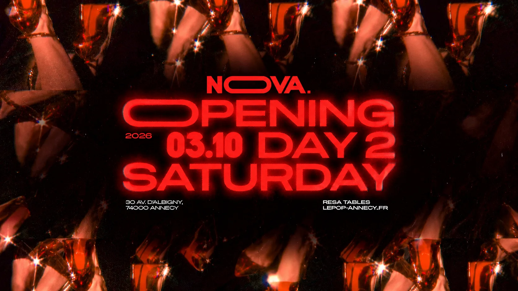 Nova - Saturday Opening - Sam.03.Oct Cover