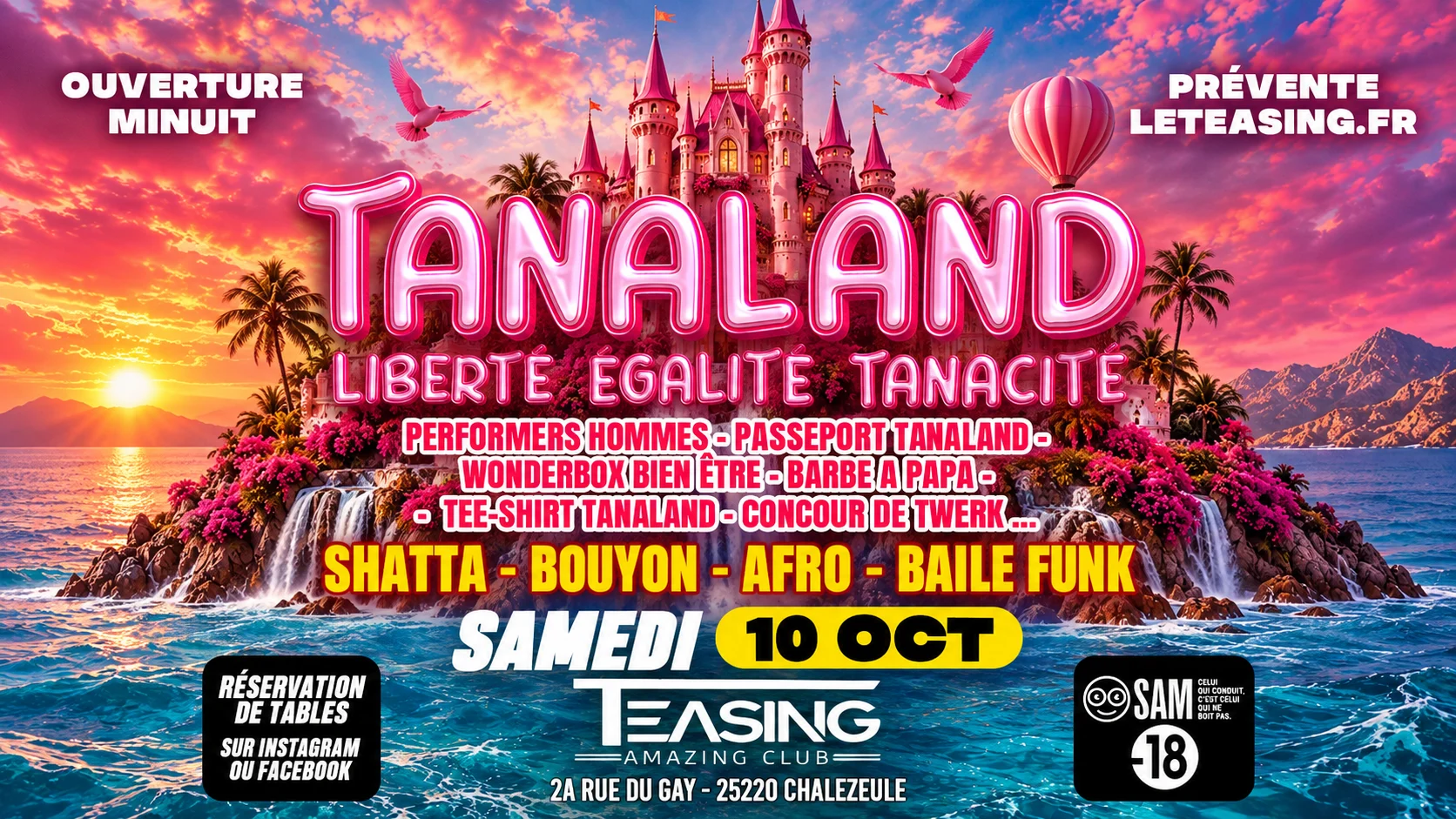 Tanaland X Le Teasing Besançon Cover