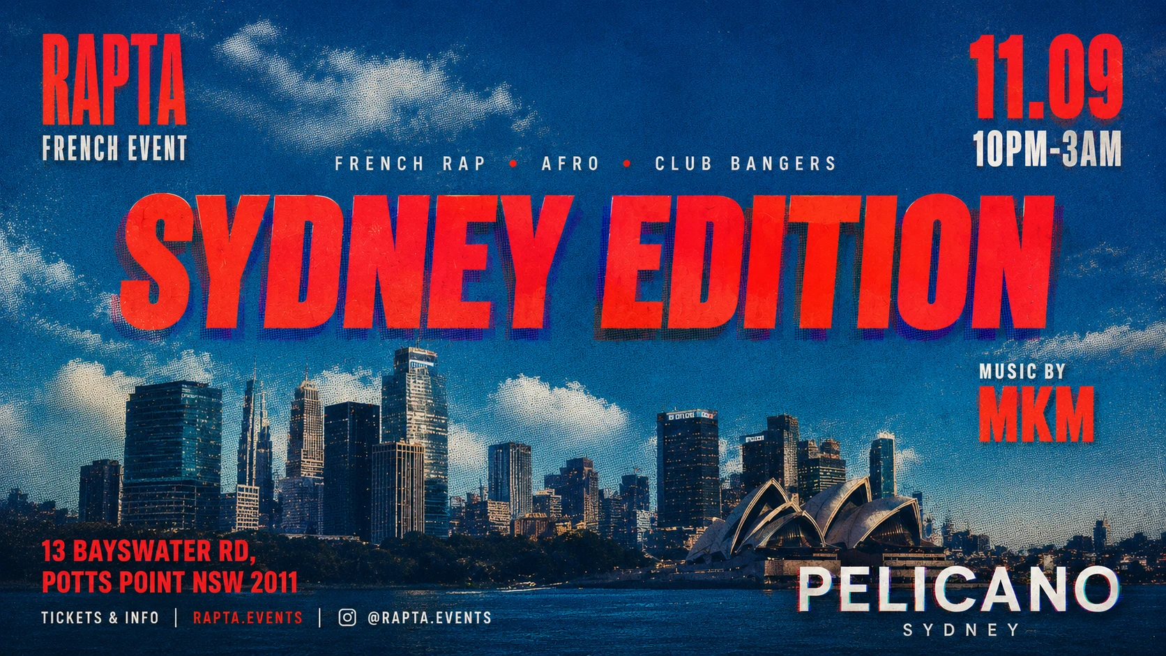 French Party Sydney - Rapta 11.09 Cover