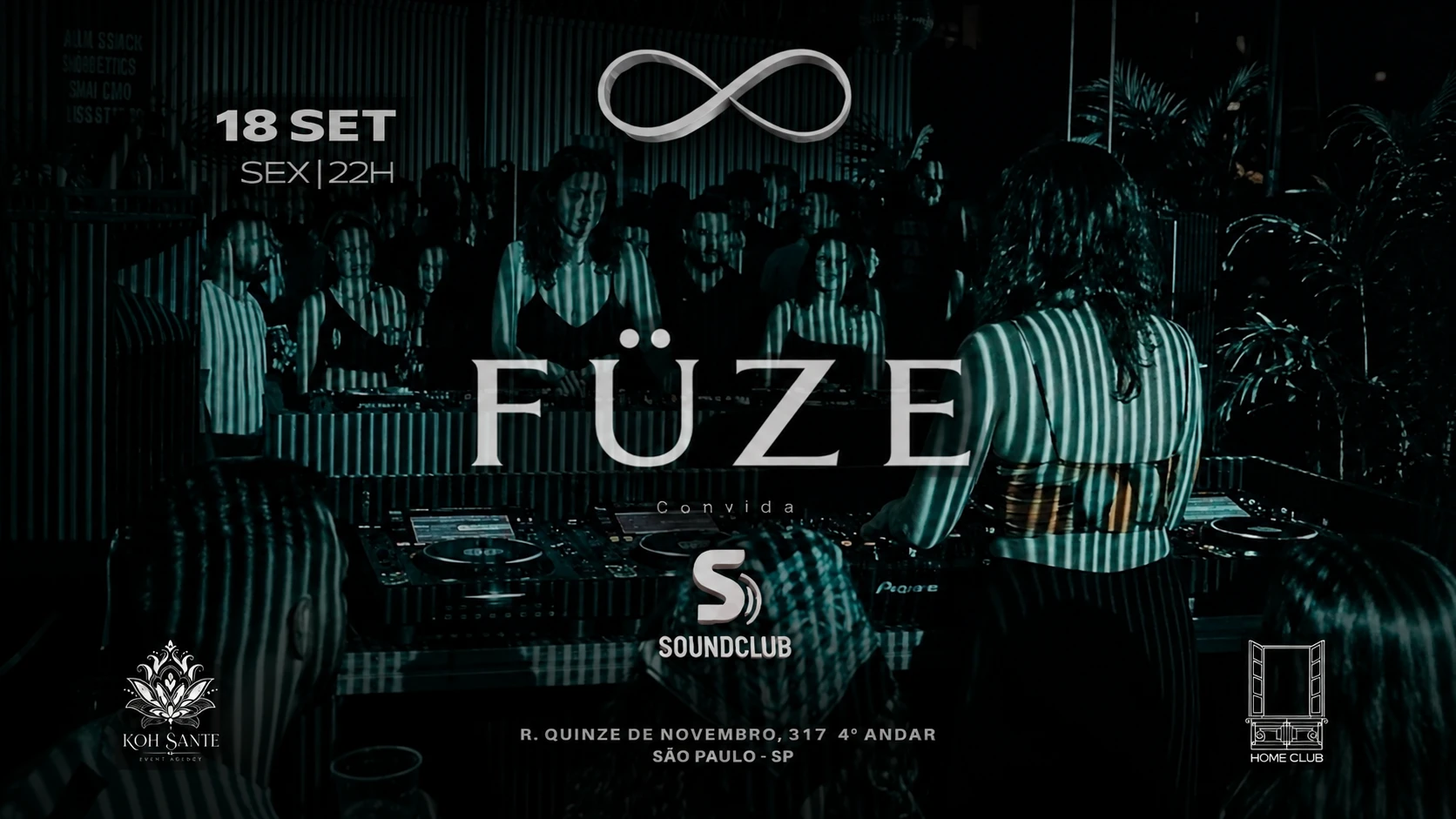 Füze Convida: Soundclub | Local : Homeclub Cover