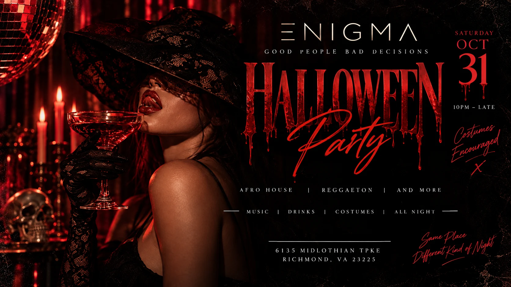 Halloween Party At Enigma Cover