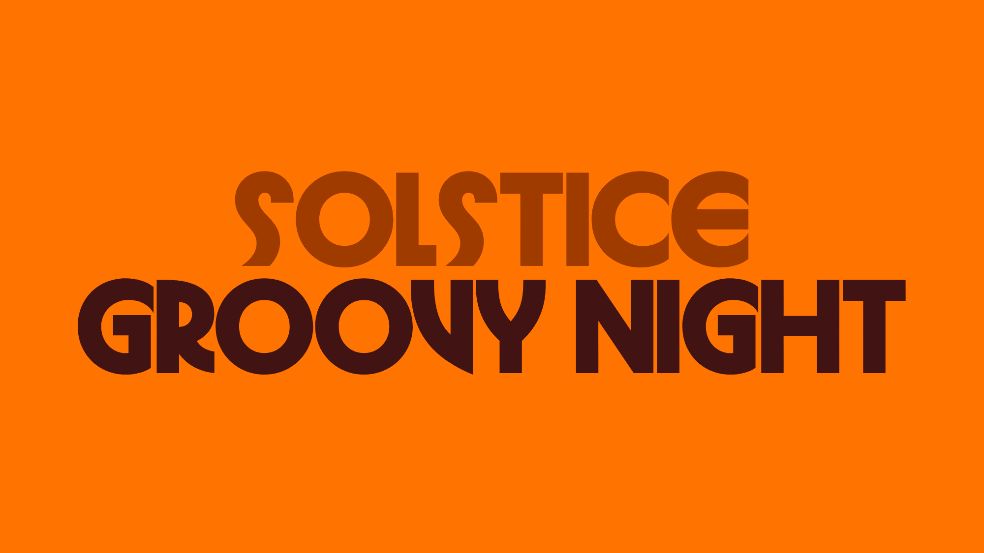 Solstice Groovy Night Cover