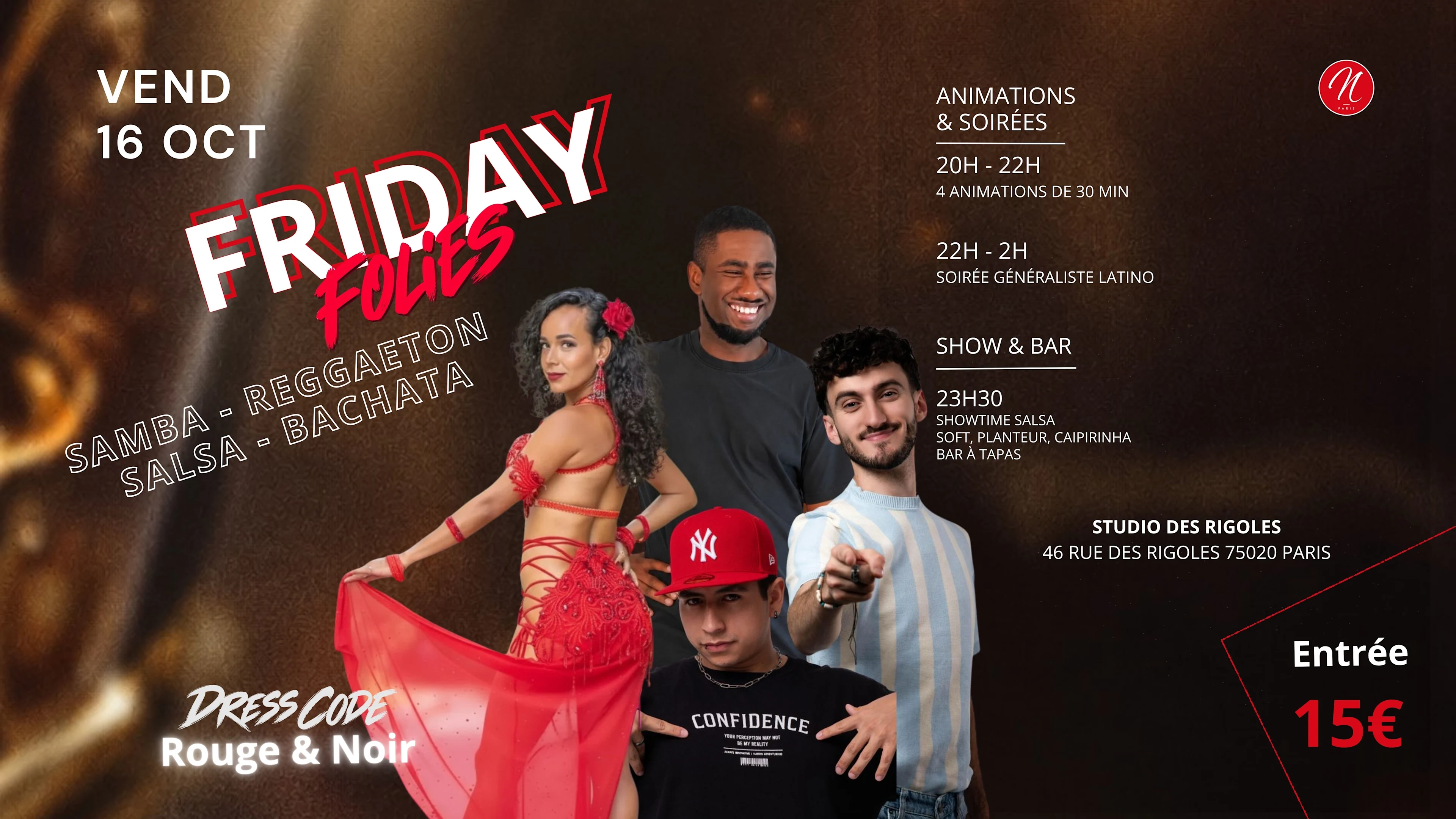 Friday Folies - Rentrée 2026 💃🔥 Cover