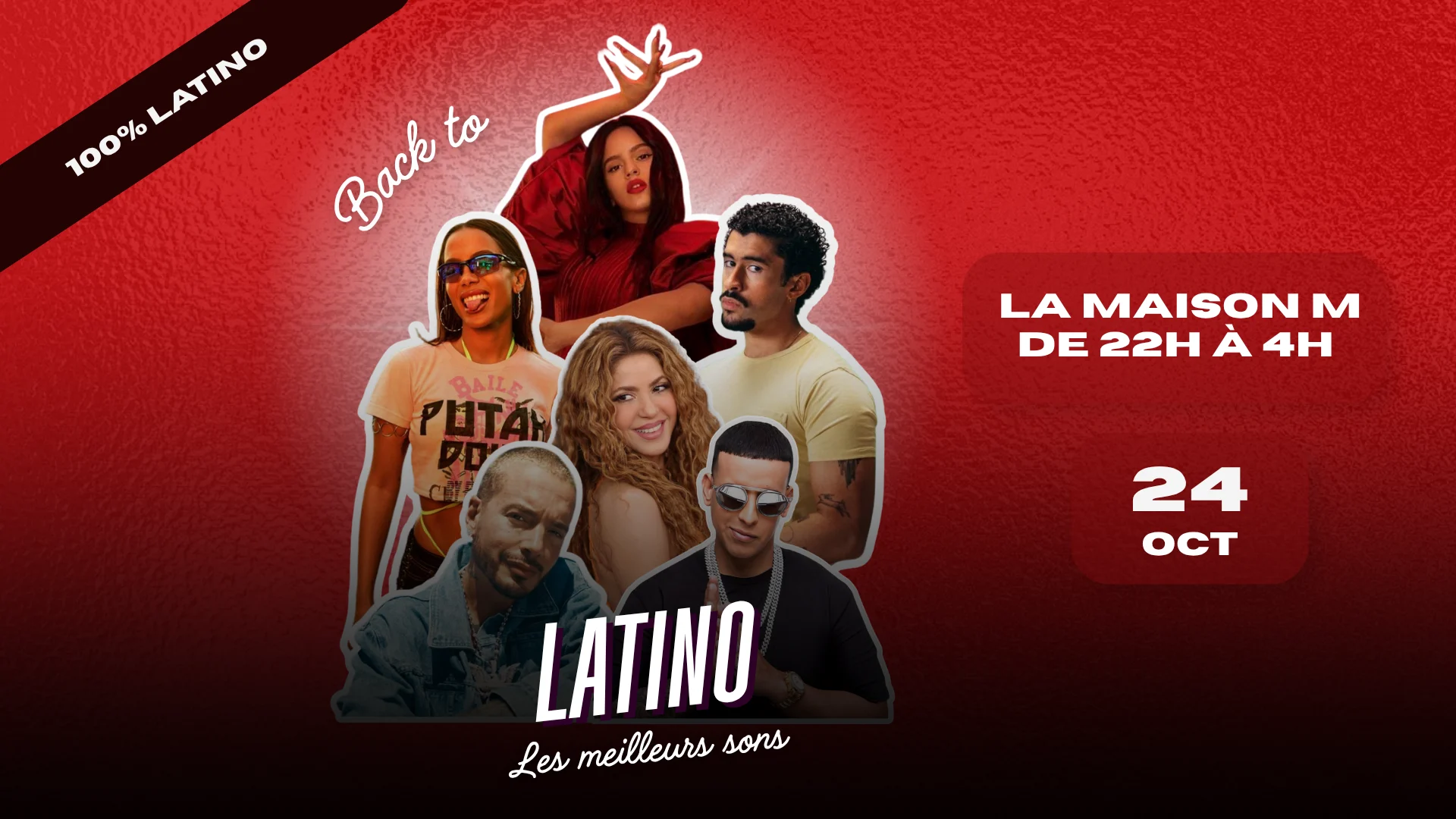 Back To Latino : Le 24 Octobre À La Maison M Cover