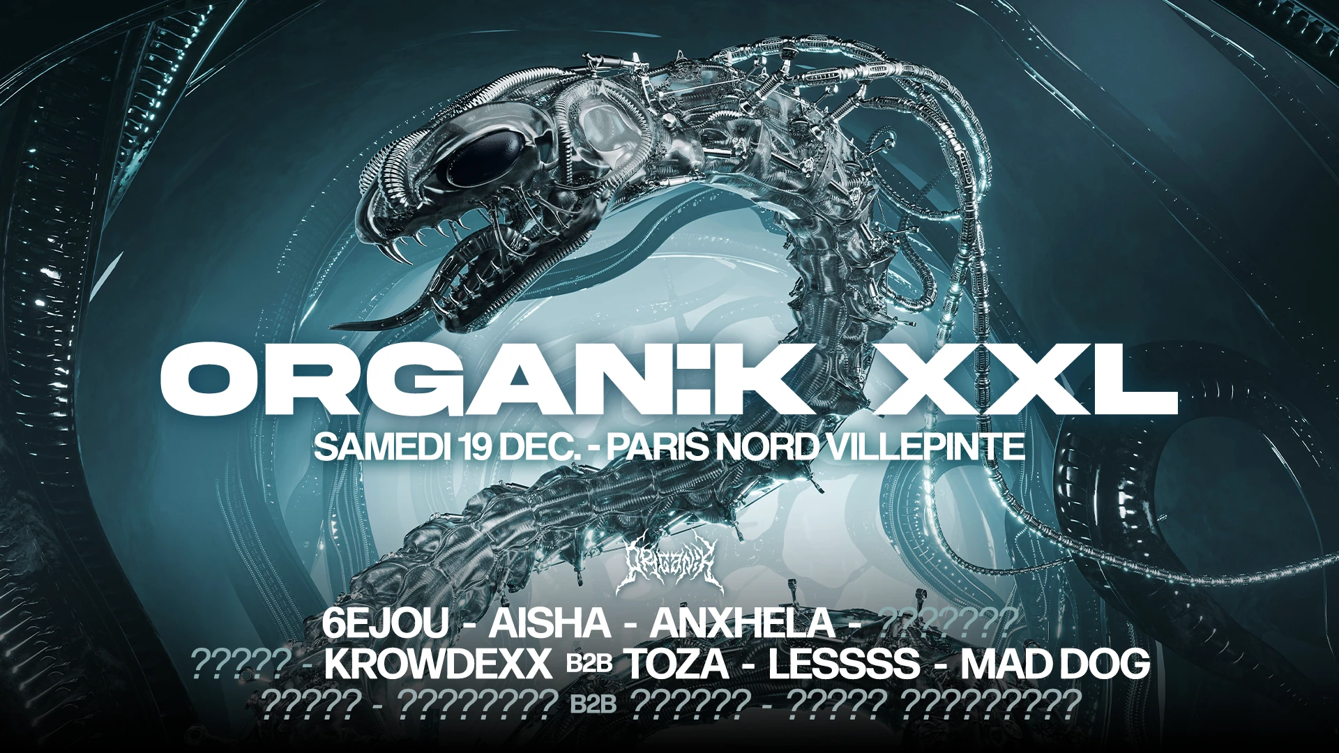 Organïk Xxl 2026 - Indoor Cover