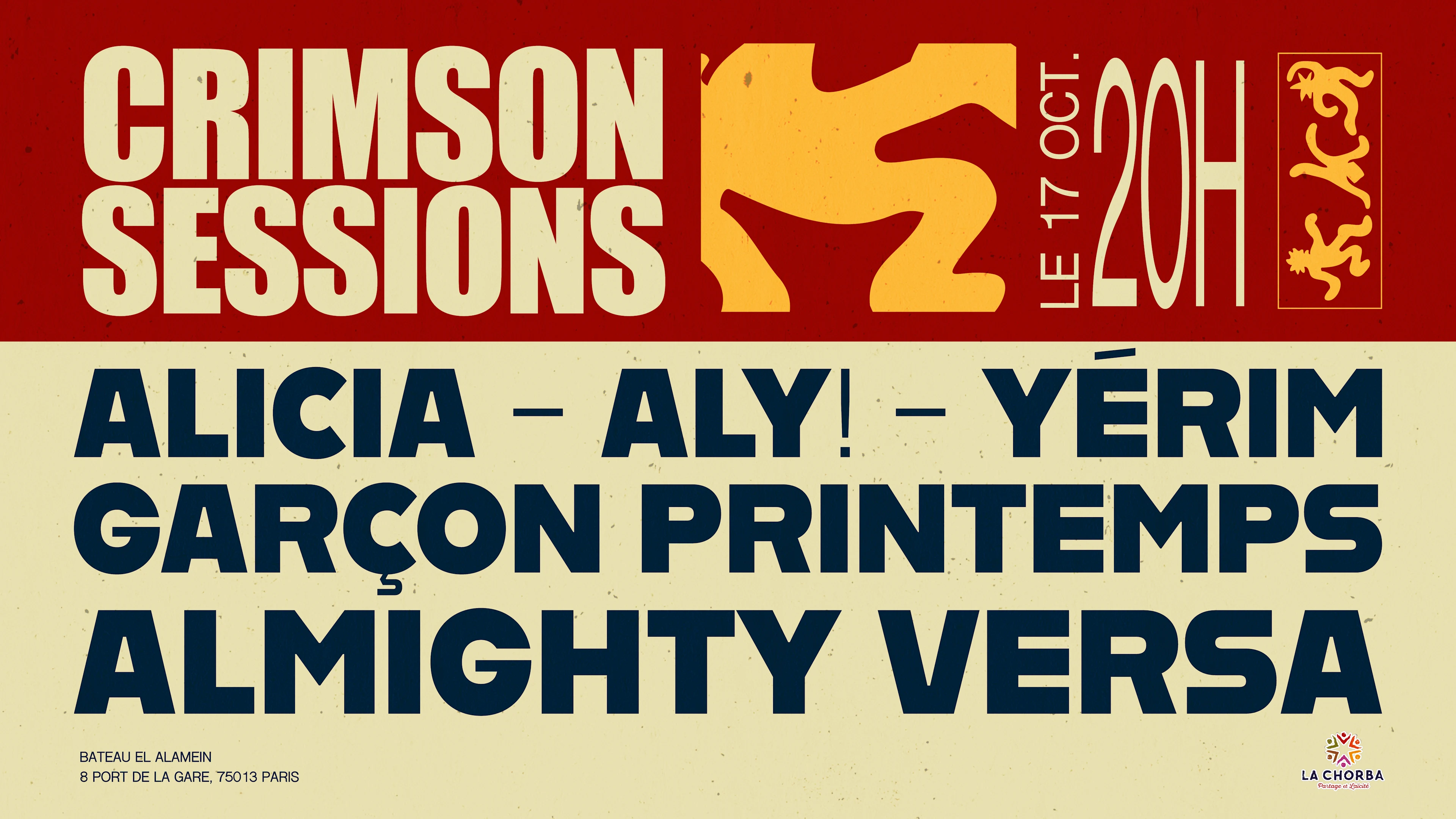 Sam 17/10 - Crimson Sessions Cover