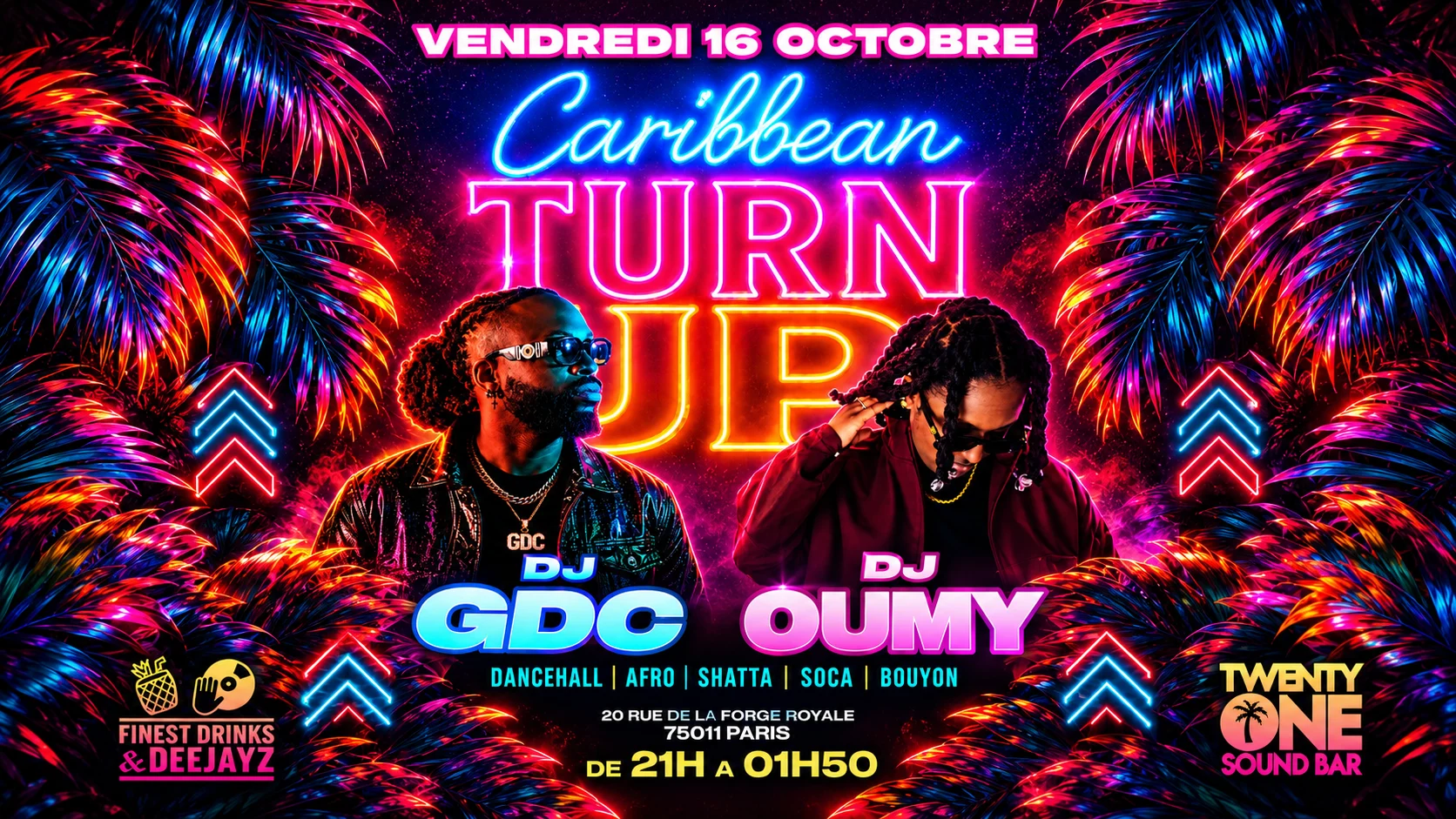 Caribbean Turn Up Cover