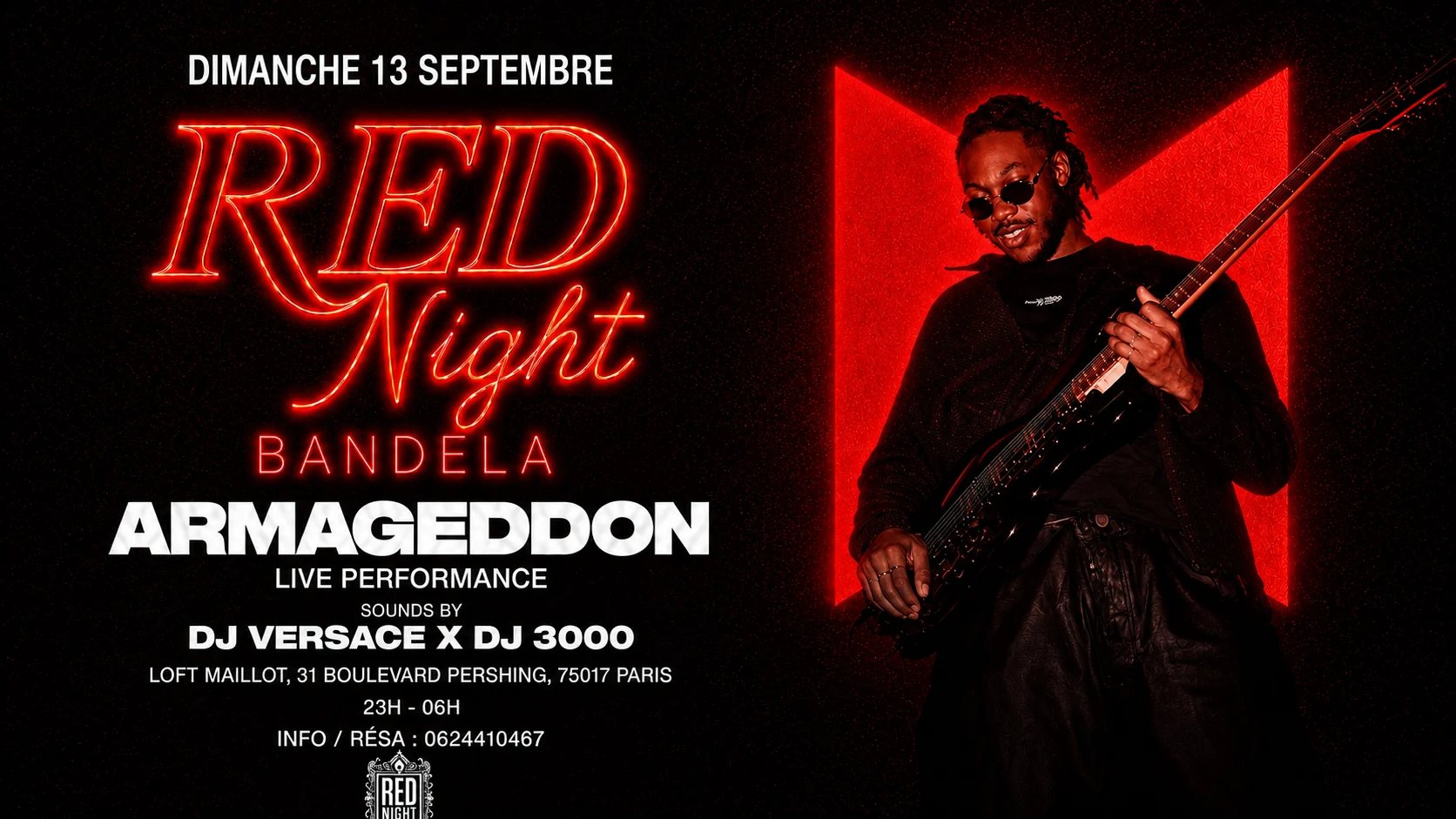 Red Night - Bandela - Armageddon Live Performance Cover