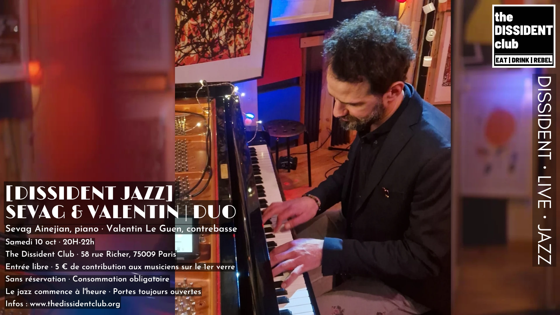 [Dissident Jazz] Sevag & Valentin | Duo Cover