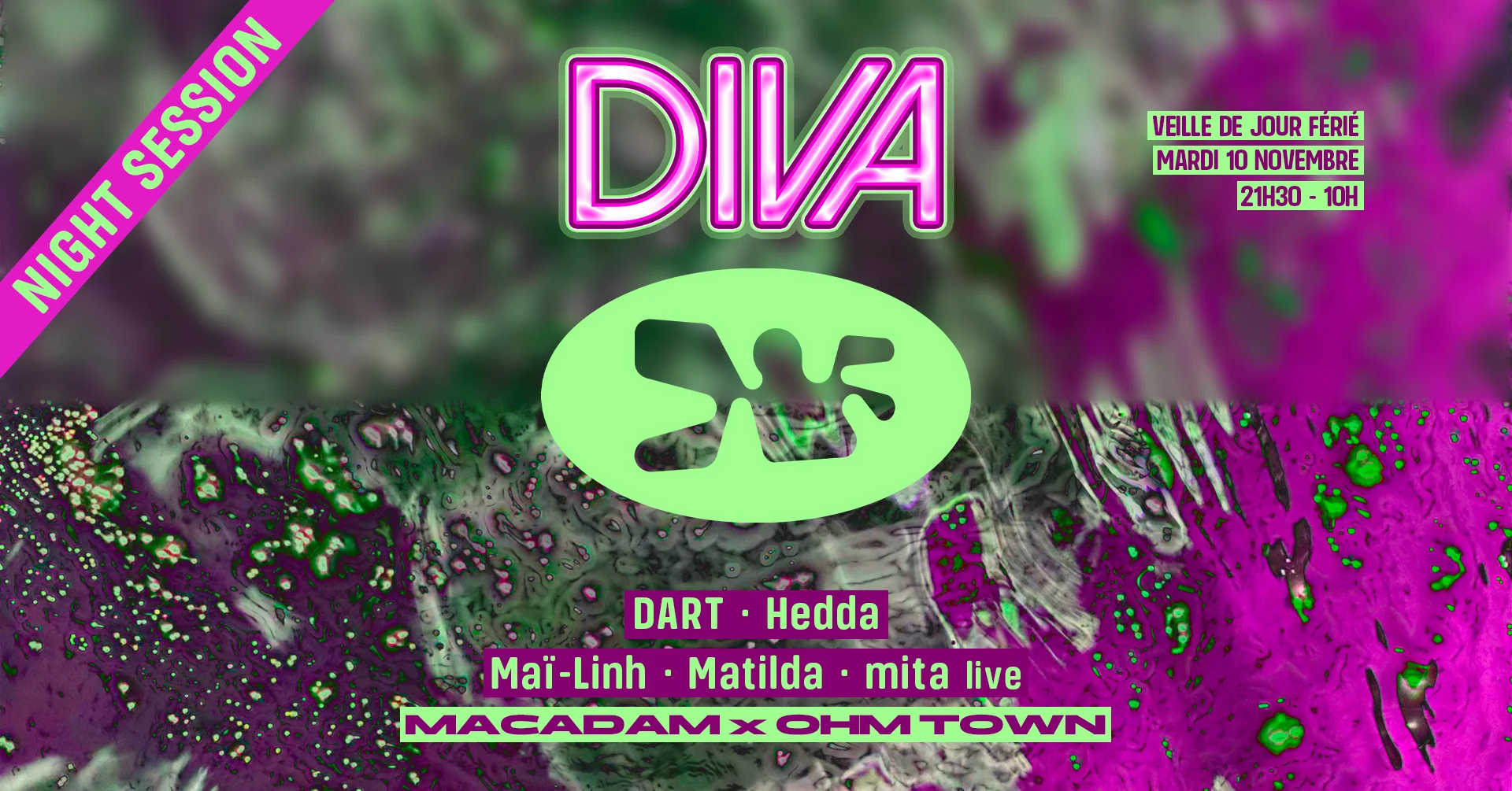 Diva • Night Session • Dart ~ Hedda ~ Maï-Linh ~ Matilda... Cover