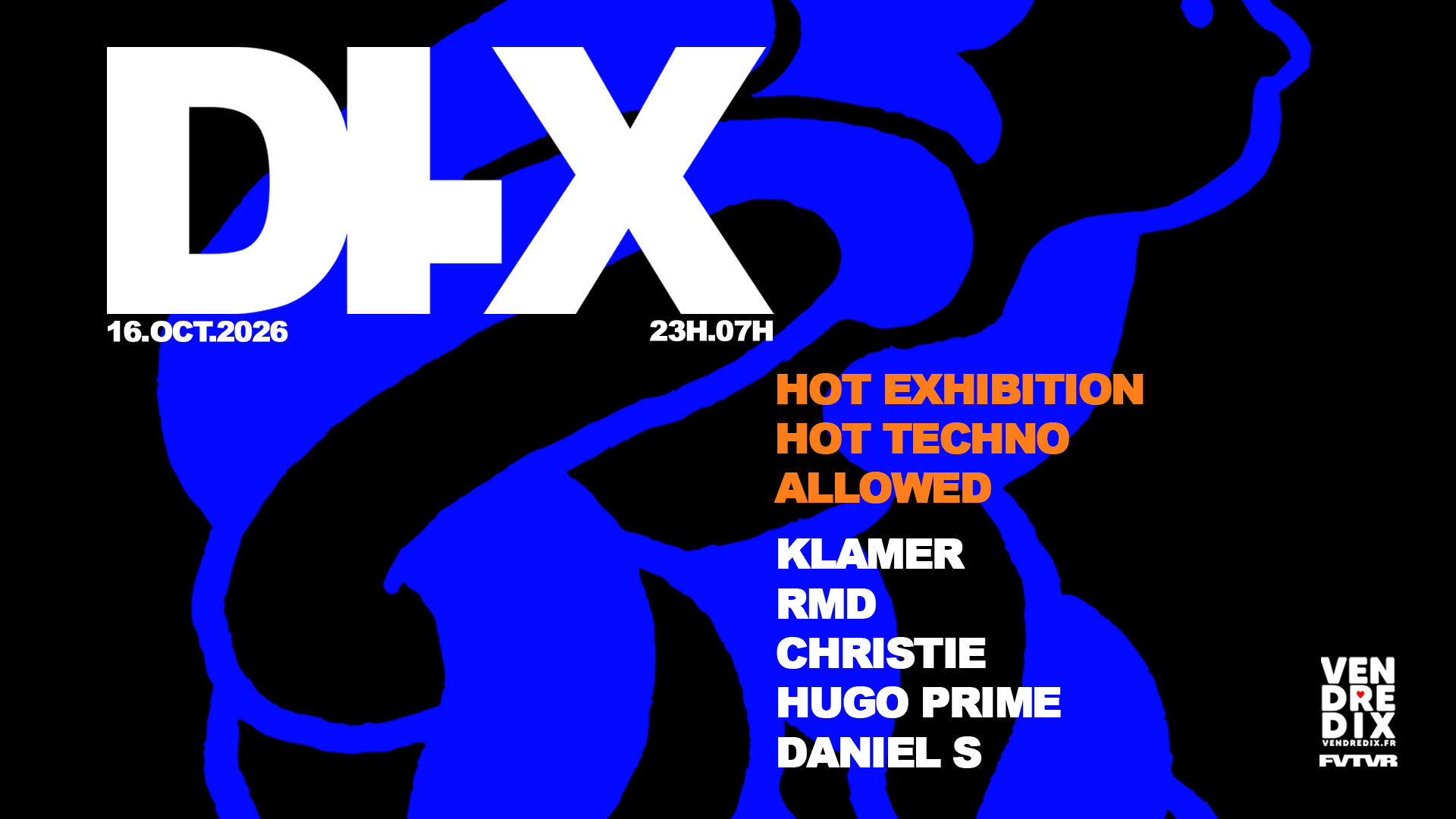 DI.X Hot Techno Session: Christie, Rmd, Klamer, Hugo Prime Cover