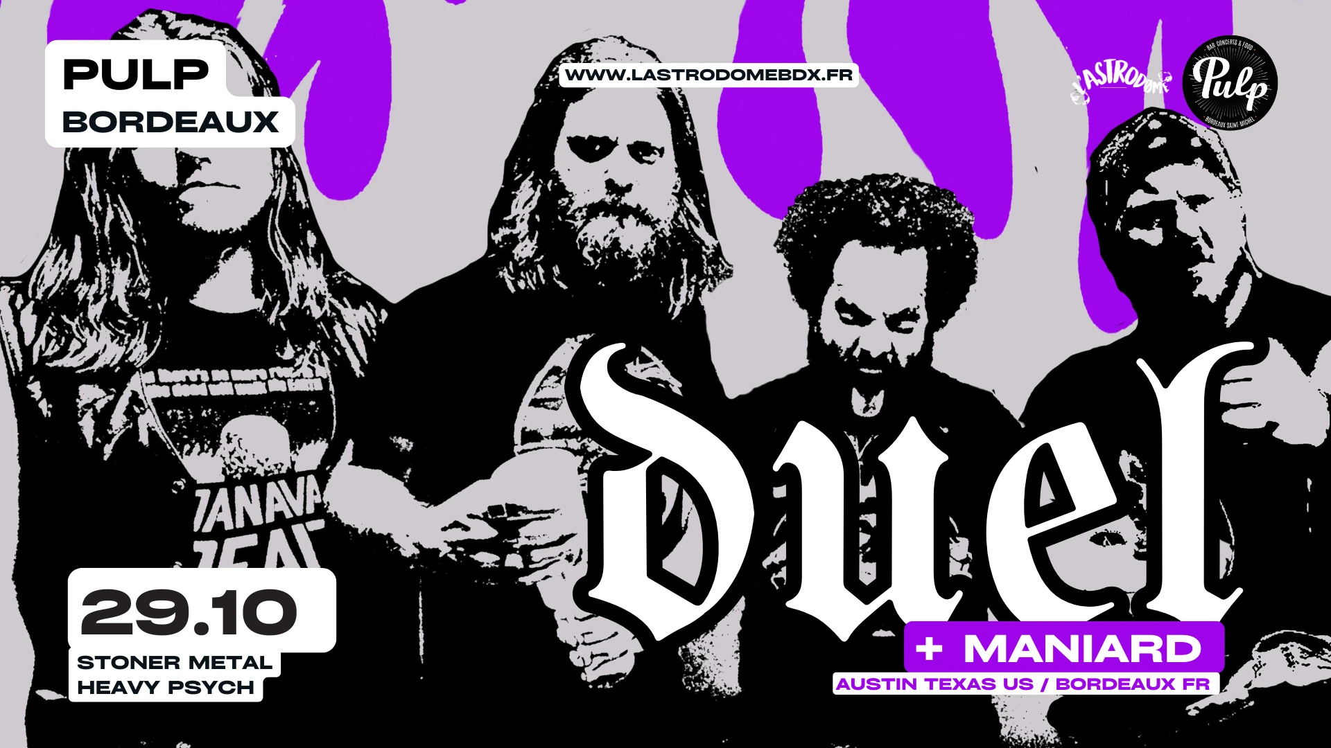 Duel + Maniard - Pulp Bordeaux Cover