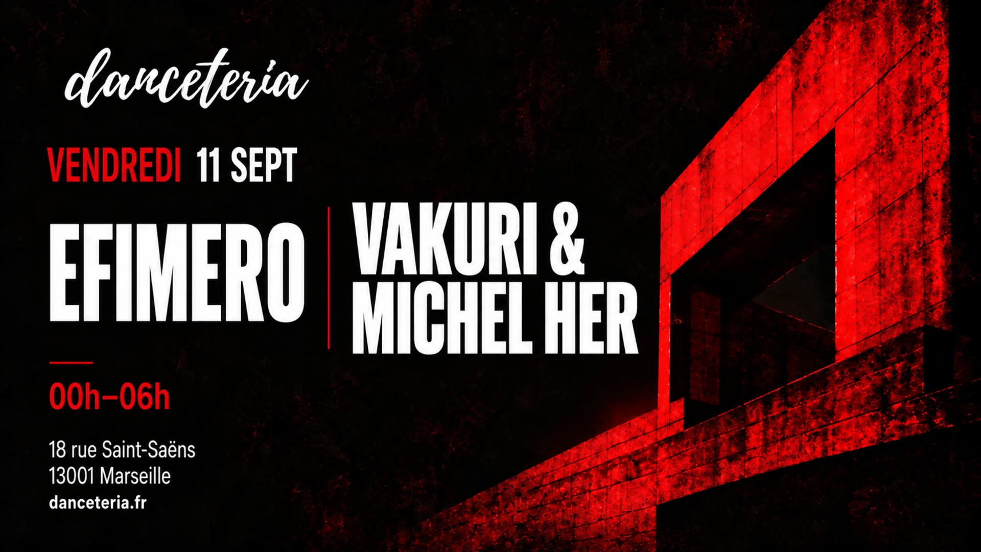 I𝐍di𝐄teri𝐀 W/ Efimero + Vakuri & Michel Her (Mexico) Cover
