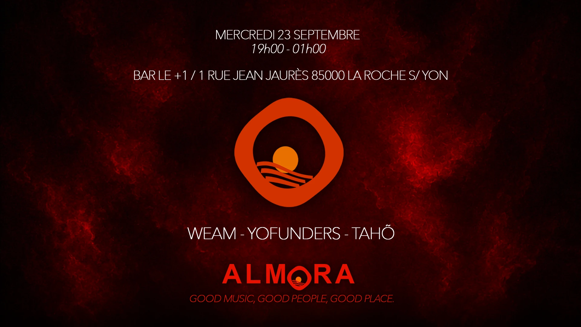 Almora - 2è Édition @ La Roche S/Yon (Mercredi 23 Septembre) Cover