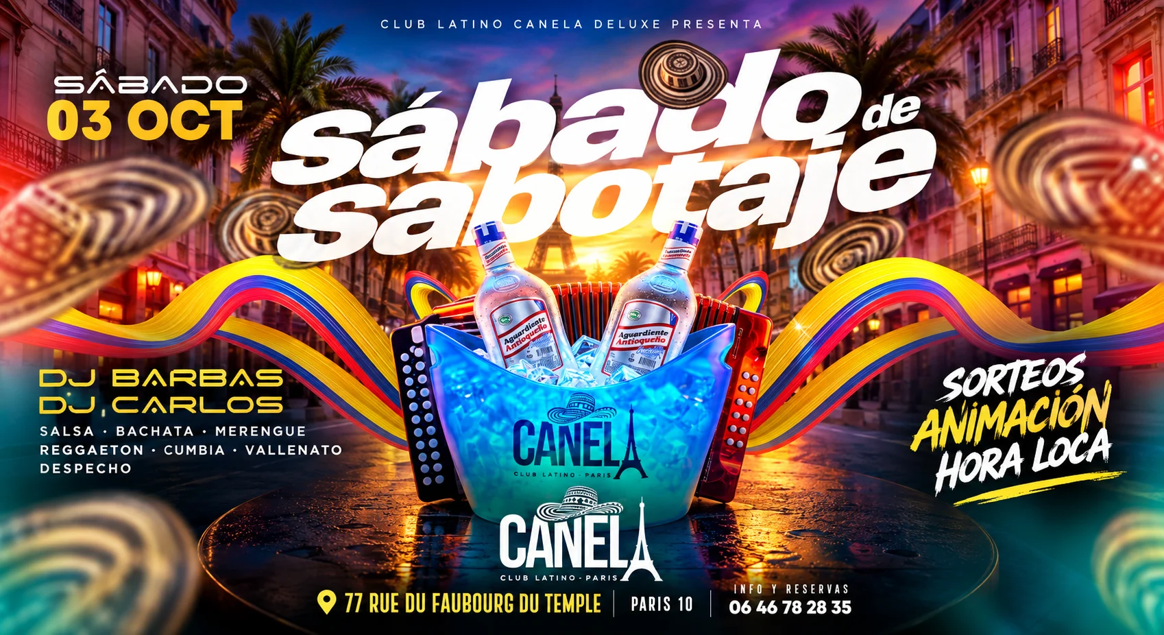Sabado De Sabotaje Fiesta Latina / Soirée Latino Cover