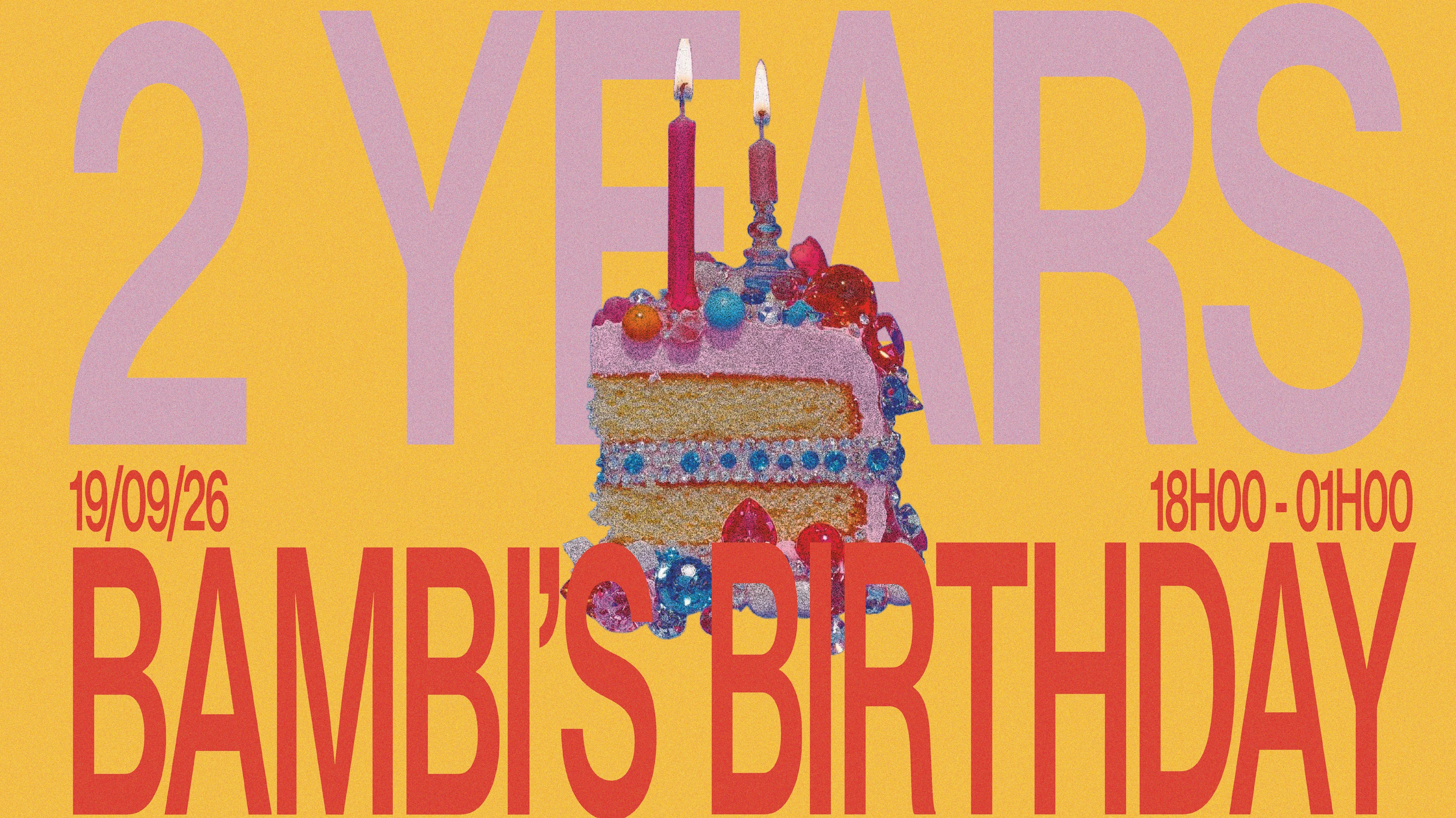 Bambi's Birthday - 2 Years Cover