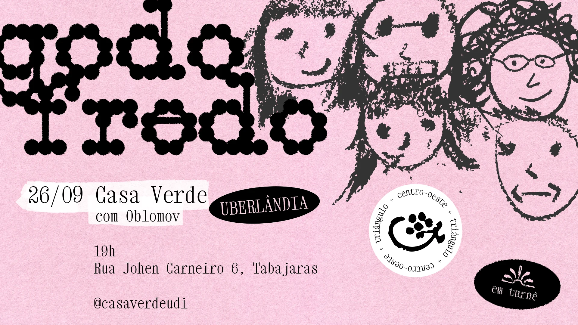 Godofredo + Oblomov Na Casa Verde (Uberlândia) Cover
