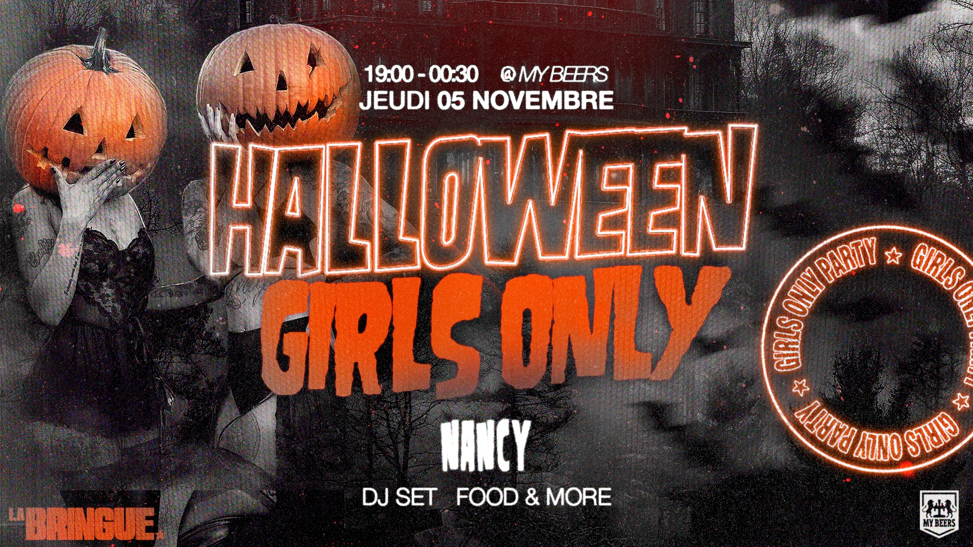 La Bringue - Halloween Girls Only - Nancy Cover