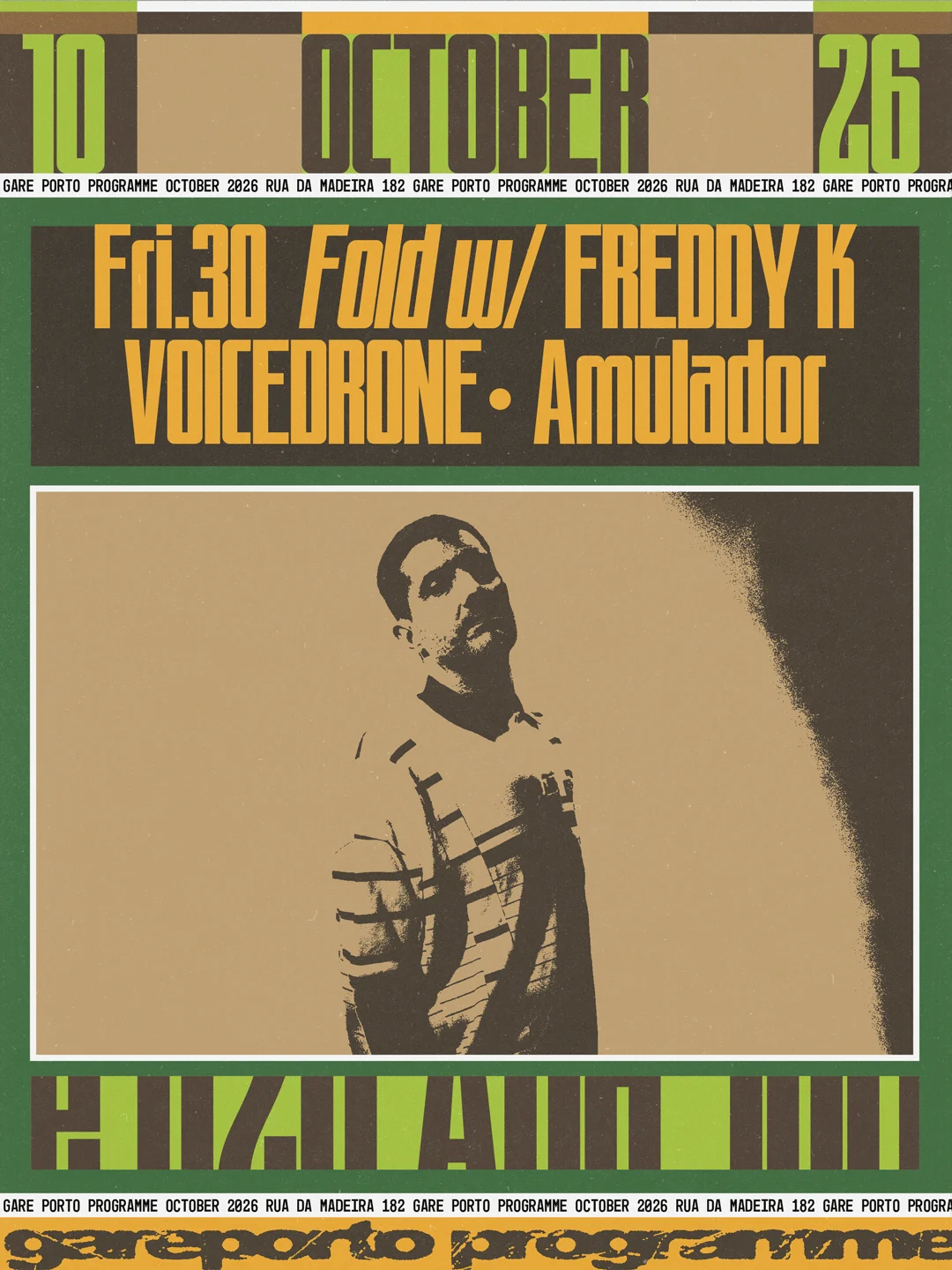 Fold With Freddy K, Voicedrone, Amulador Cover