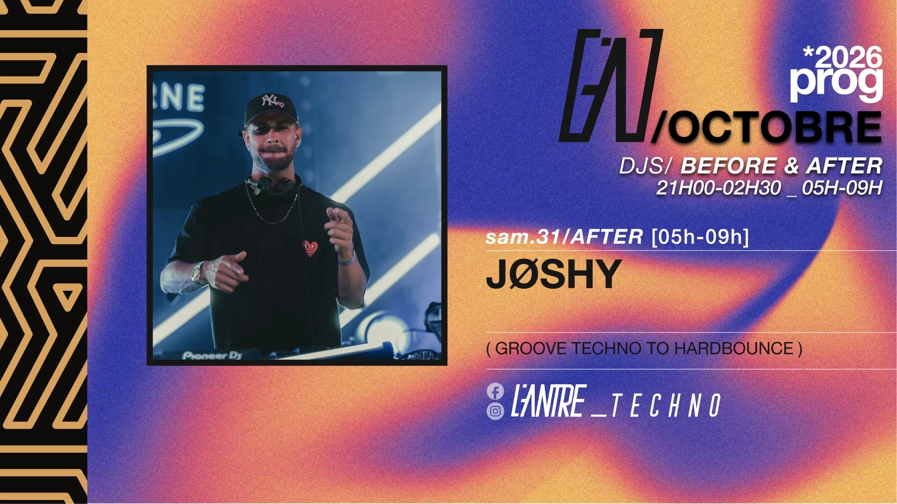 Jøshy — Groove Techno To Hardbounce Cover