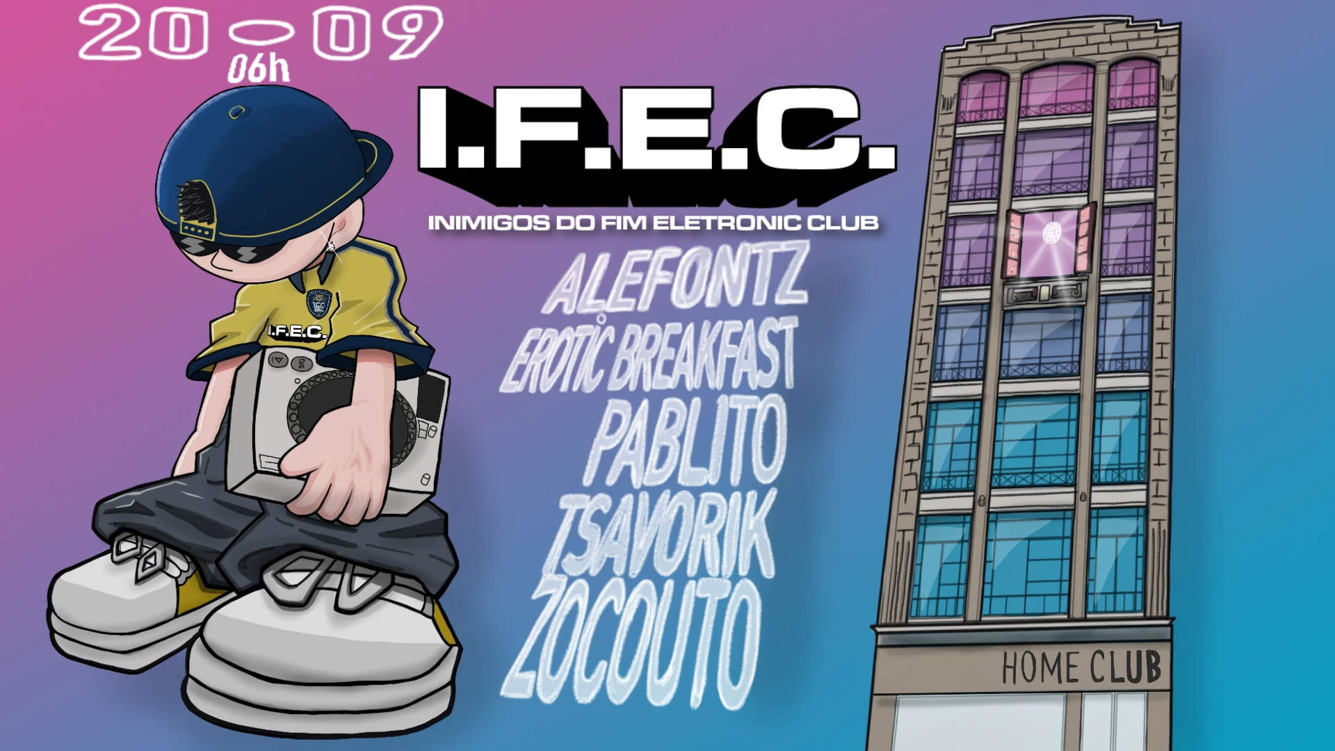 I.F.E.C. - Inimigos Do Fim Eletronic Club Cover