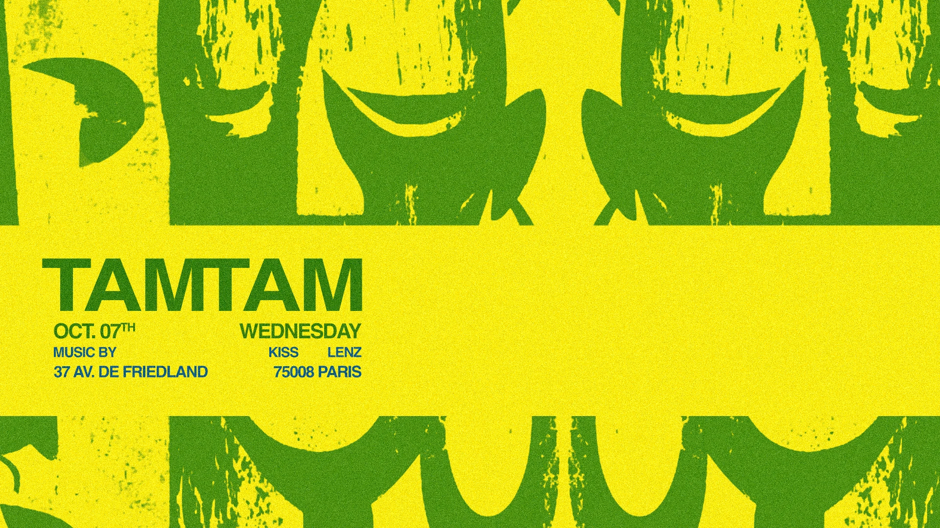 Mercredi 07 Octobre - Tam Tam Cover