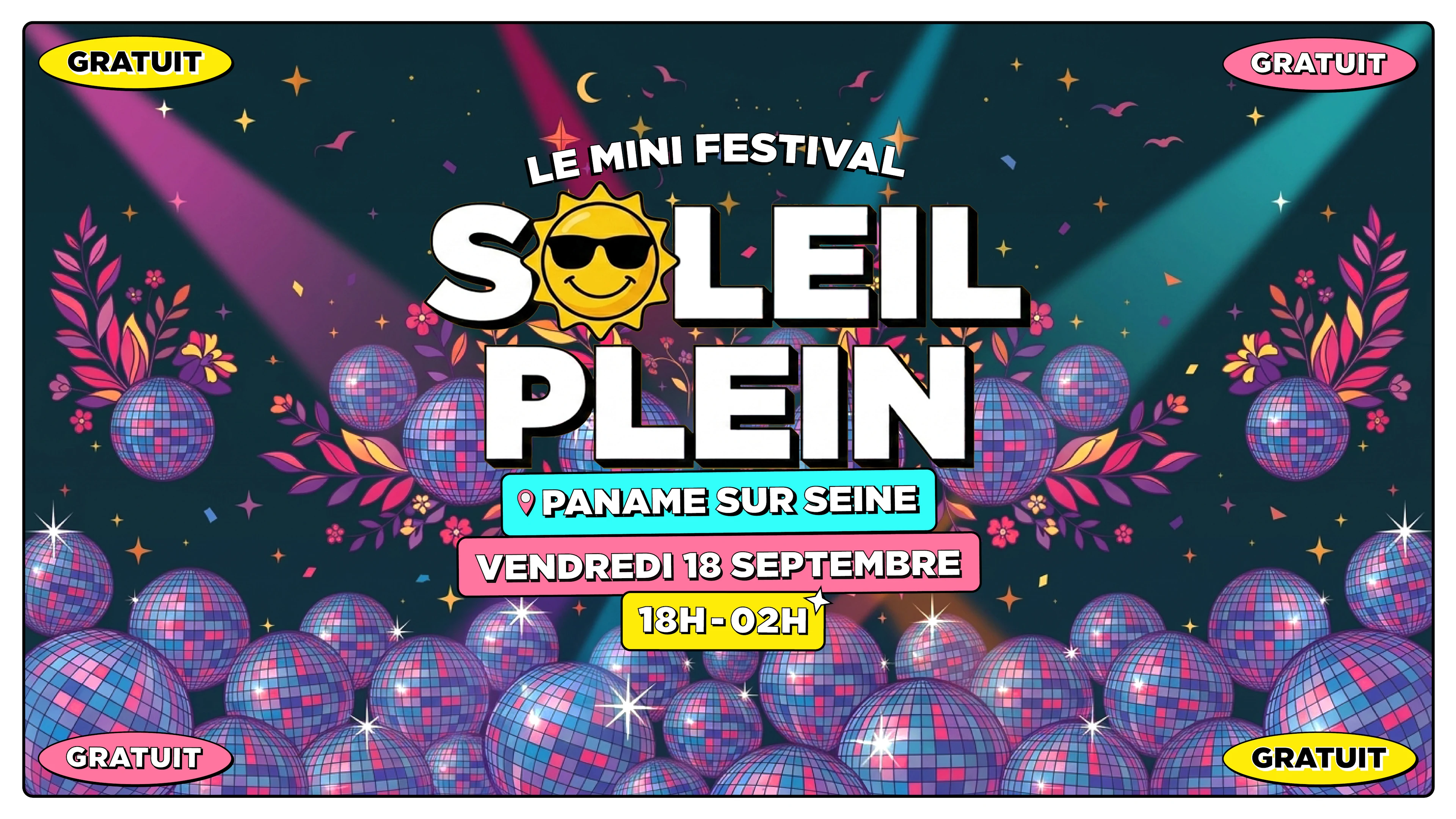 Mini Festival Soleil Plein : Lmn, Ibey, Ferdi & More Cover