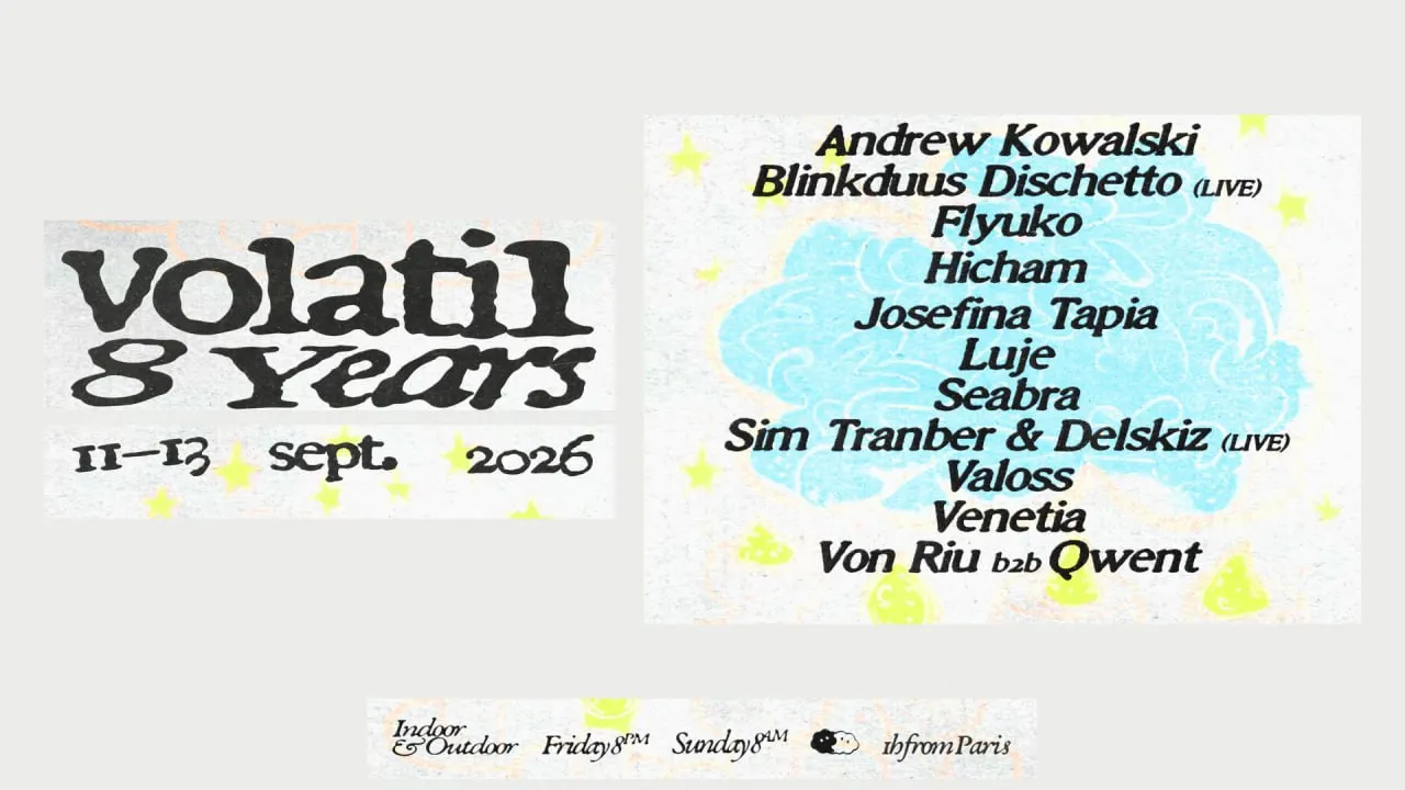 Volatil 8 Years Festival Cover