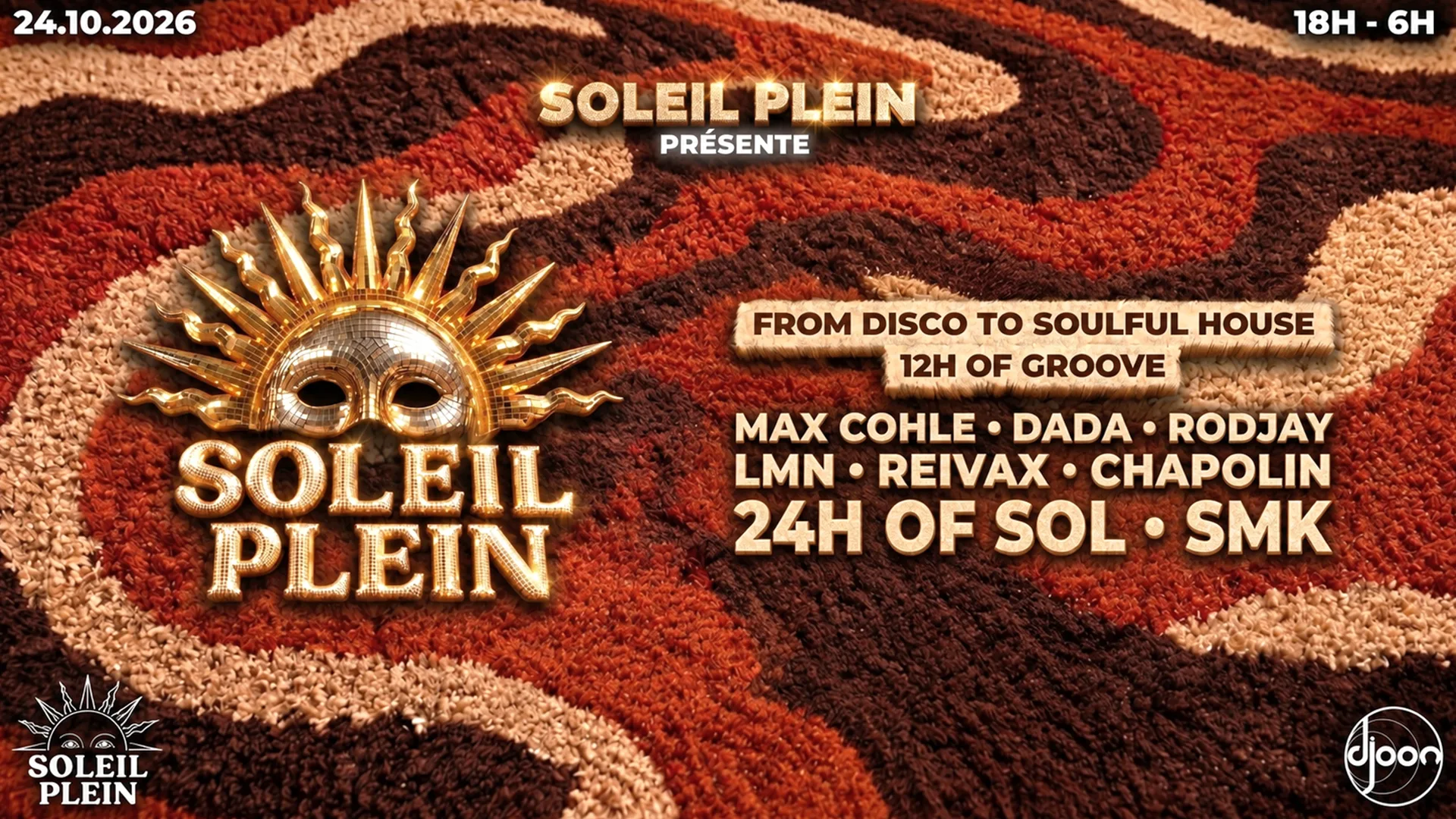 Soleil Plein : 12h Of Groove Cover