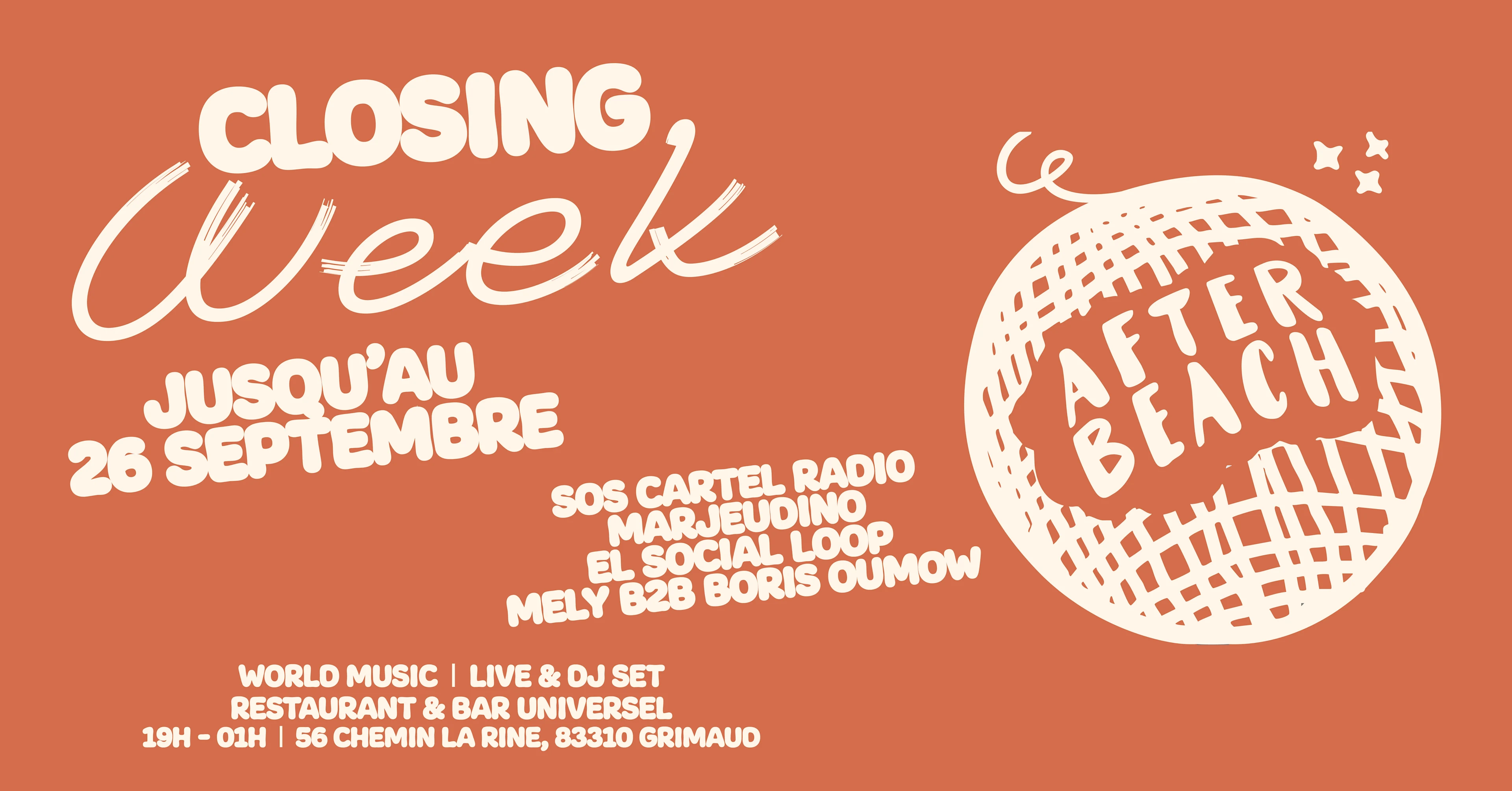 After Beach's Closing Week // Latinight, Salsa Y Reggaeton Cover