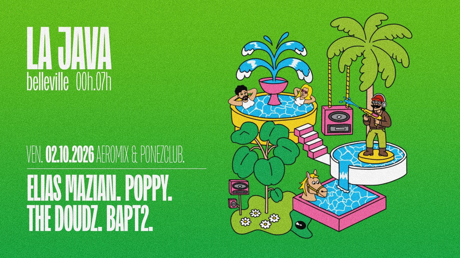 Aeromix & Ponez Club : Elias Mazian, Poppy & More Cover