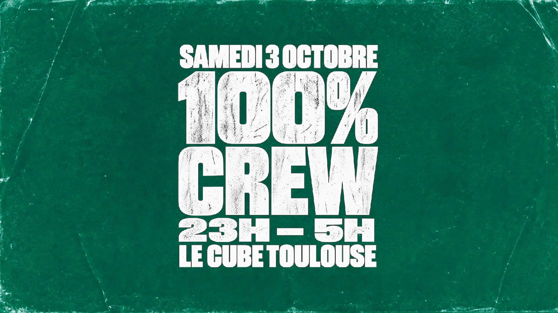 100%Crew Toulouse Cover