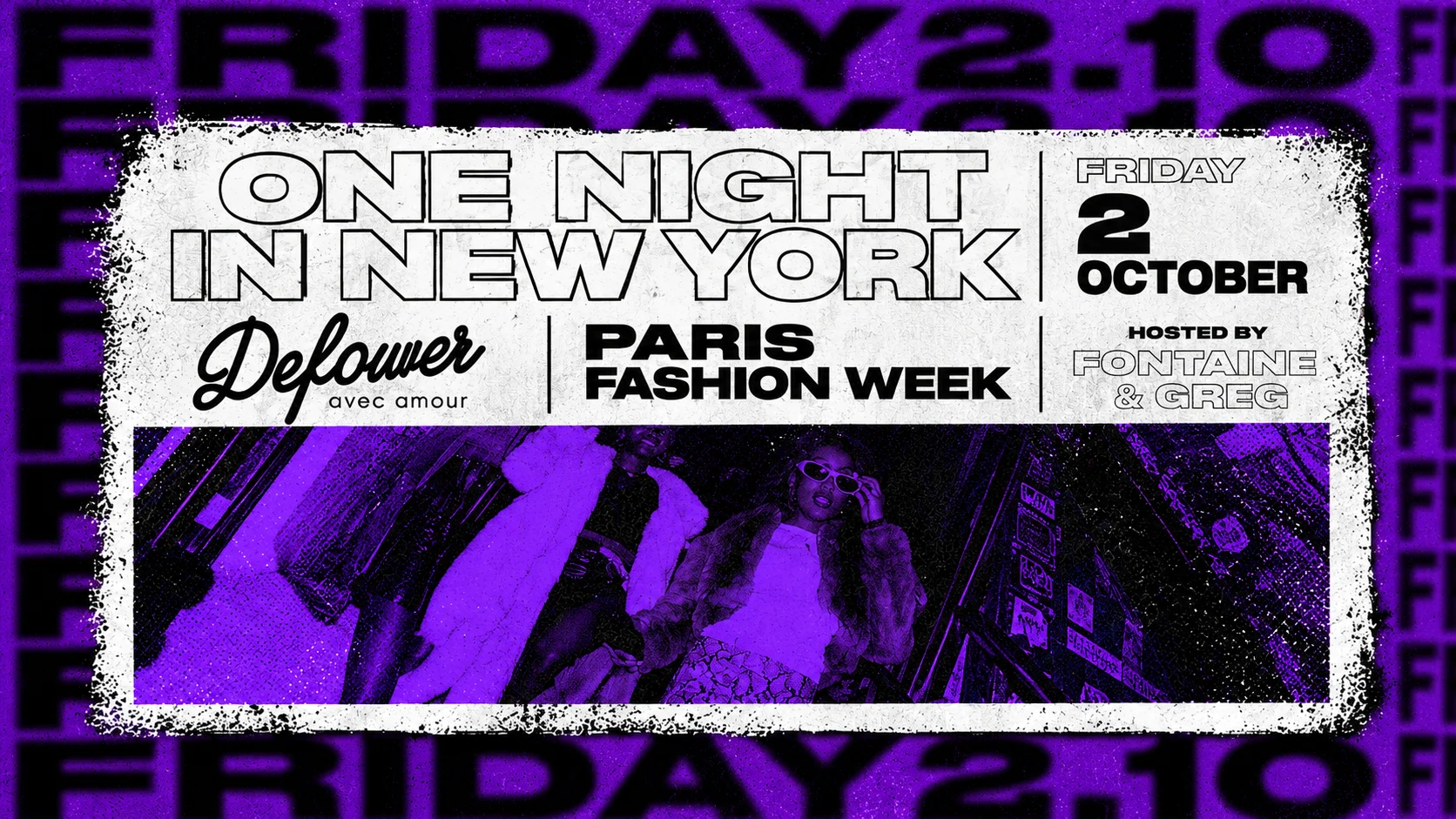 One Night In New York-Deflower Paris Fashion Week 2 October Cover